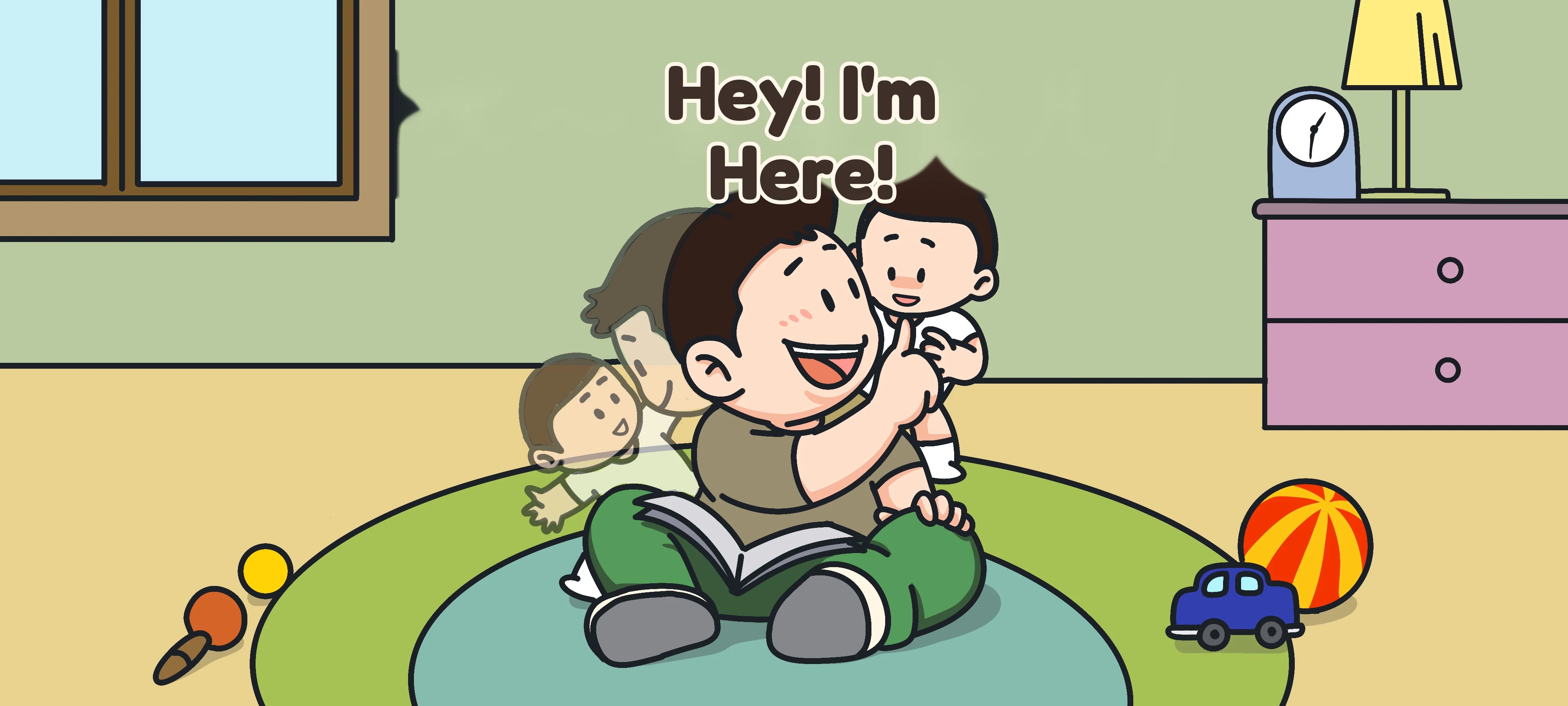 Hey! I’m Here! activity illustration