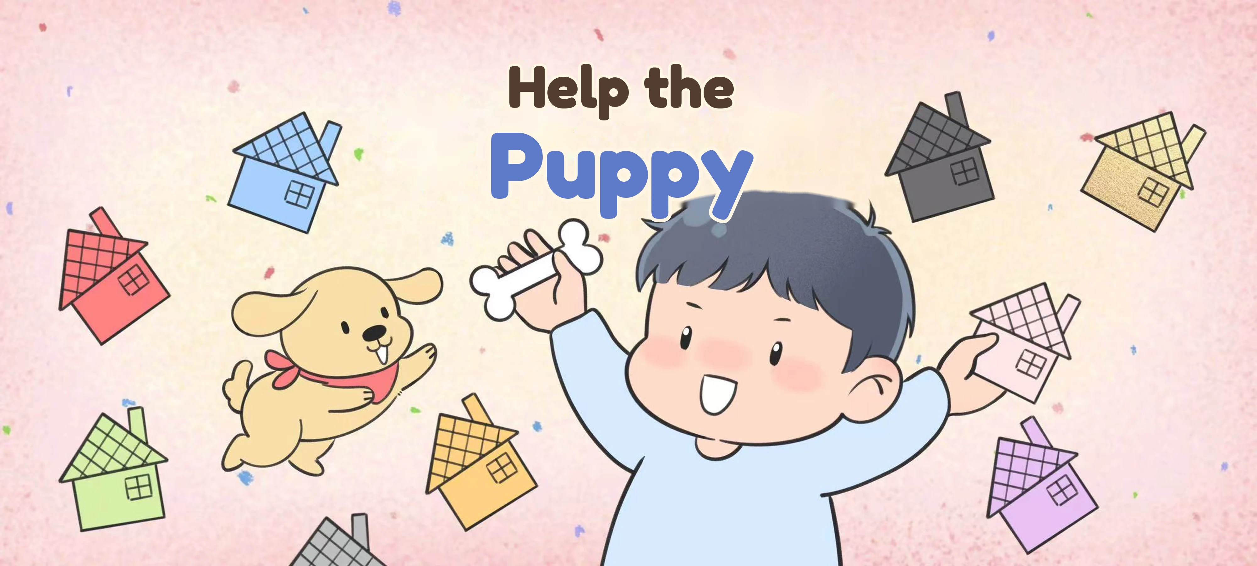 Help the Puppy activity illustration