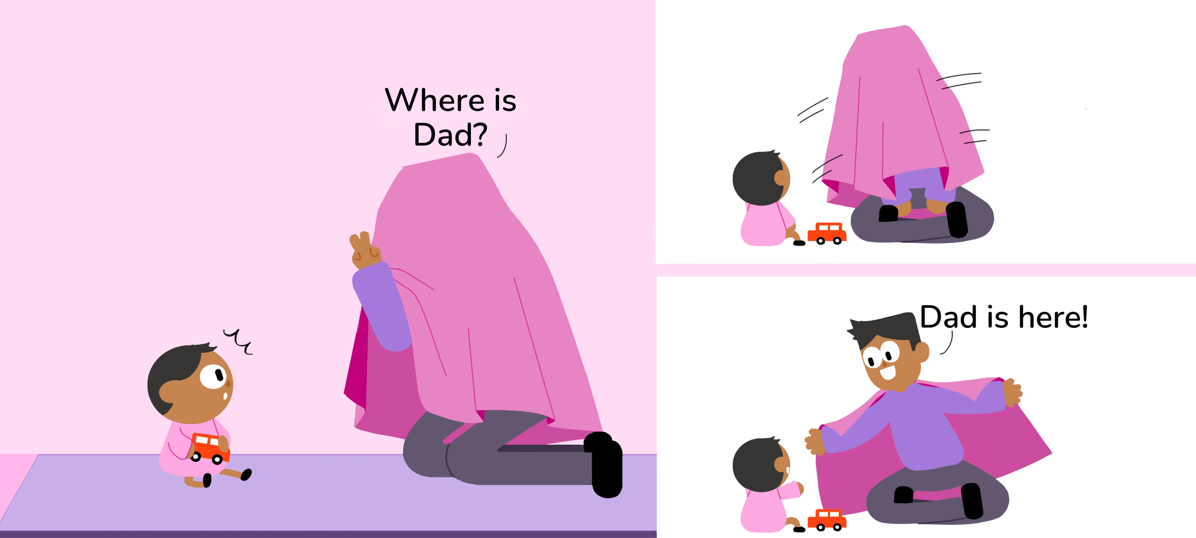 Where Is Dad?, step 2