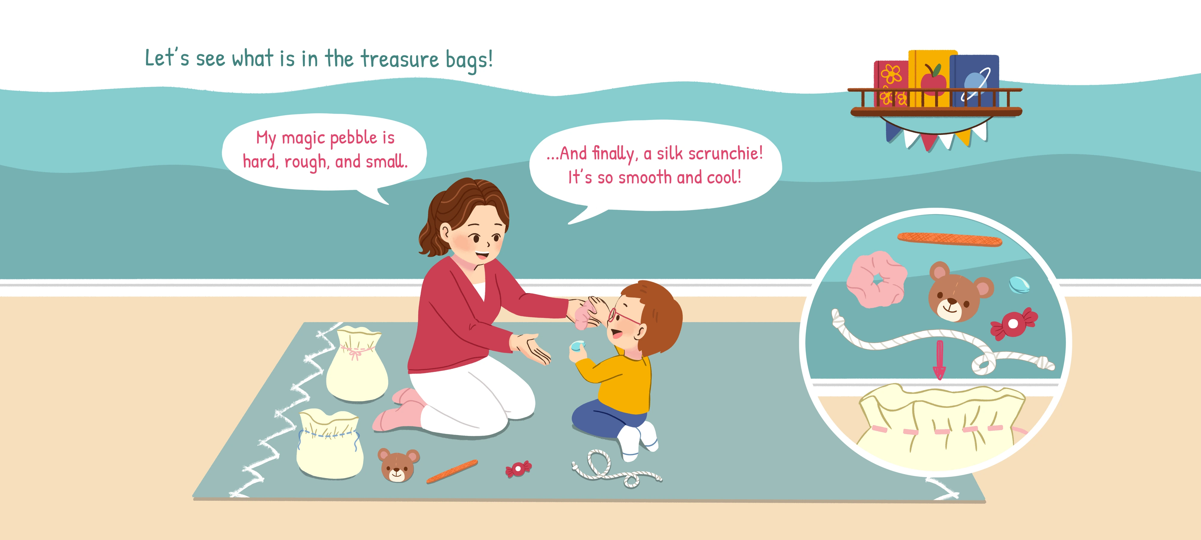 What Is Behind the Bag?, step 1
