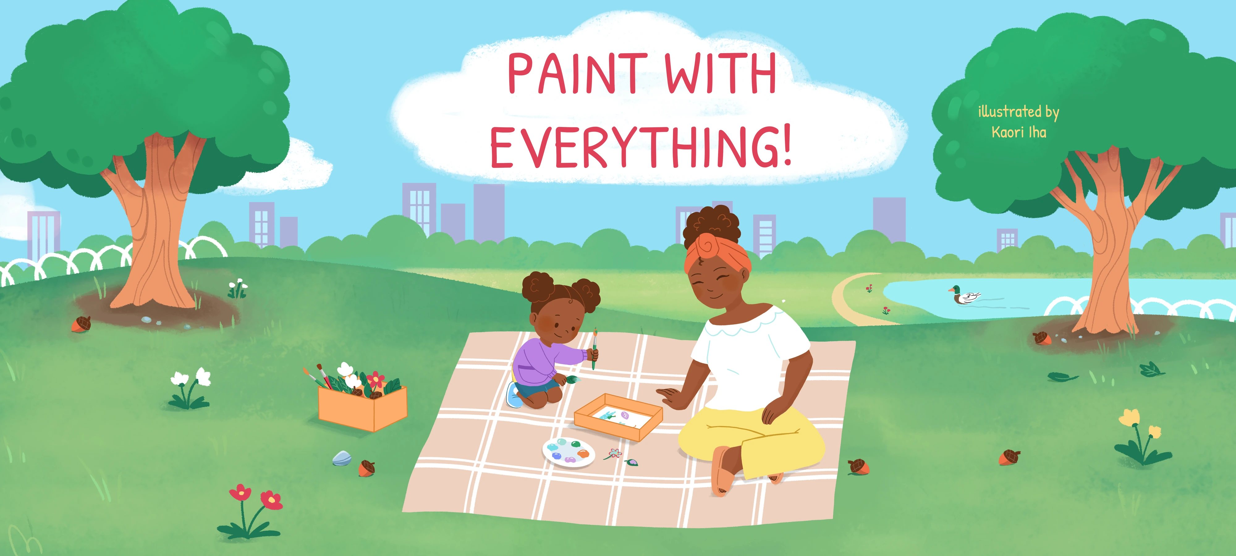 Paint a Landscape with Nature activity illustration