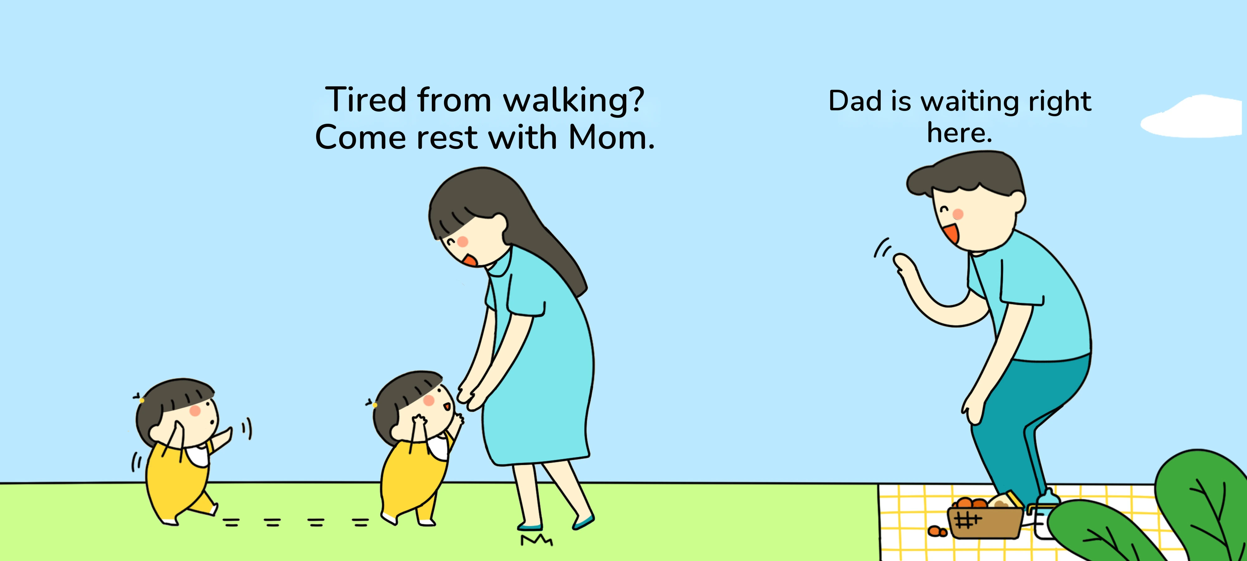 Walk the Family Relay, step 2