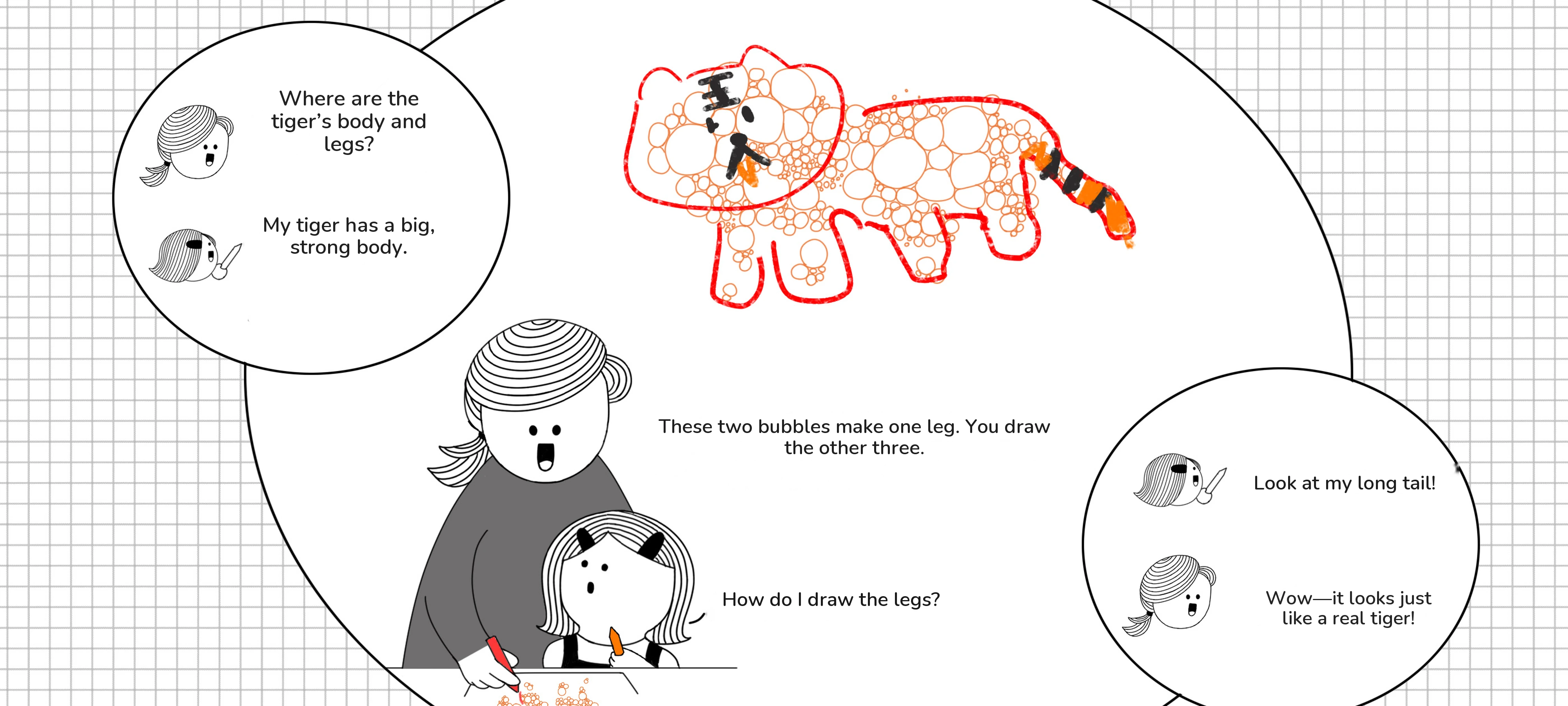 Bubble-Paint Art, step 3