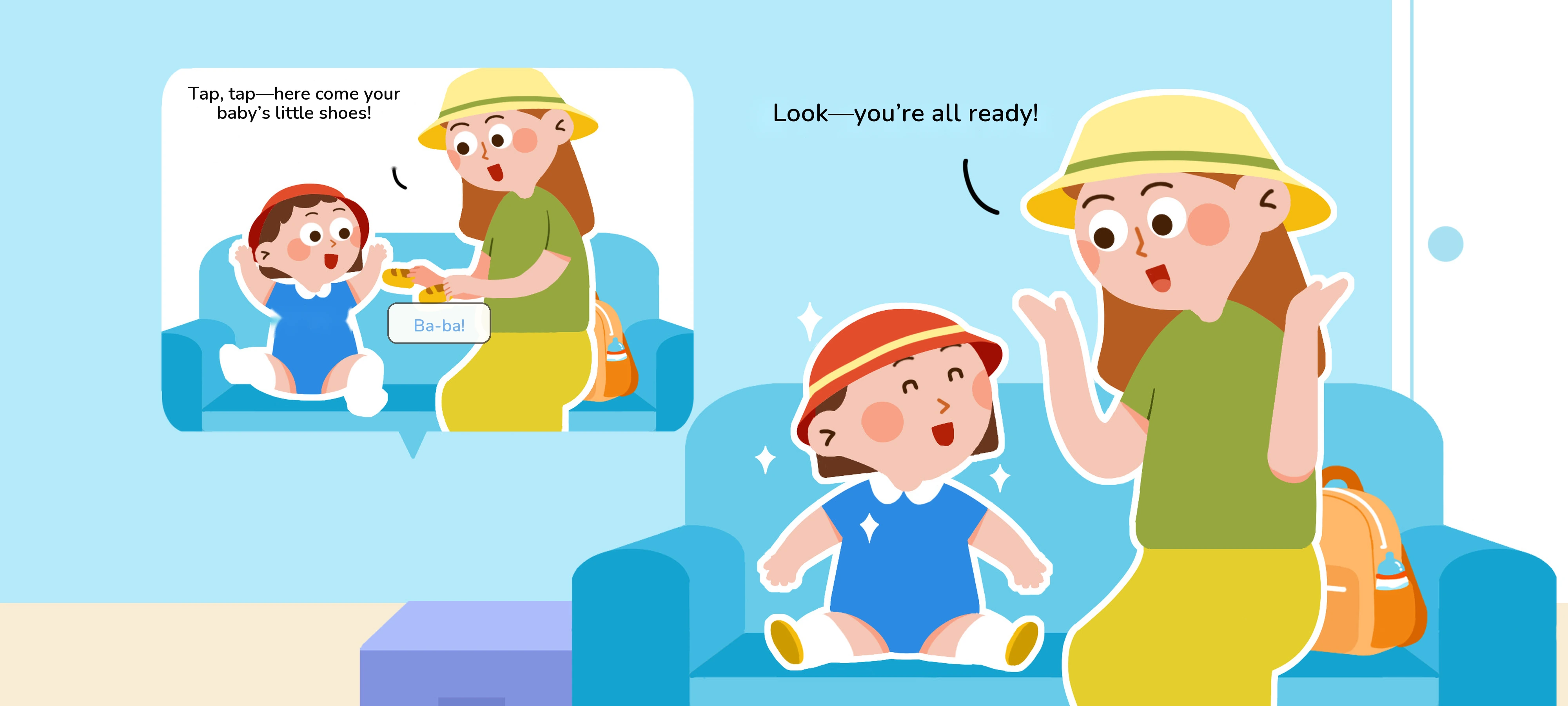 My Clothes, My Hat, step 3