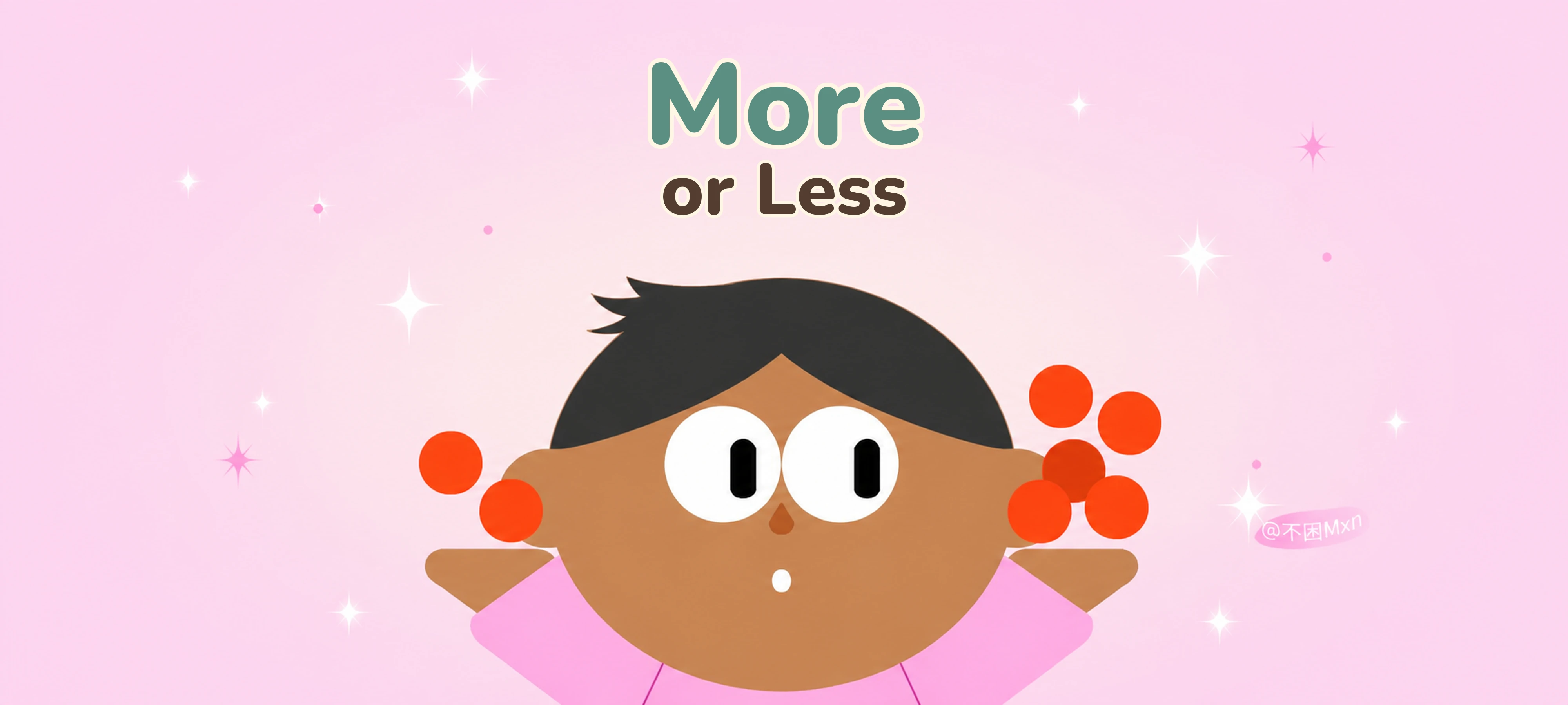 More or Less activity illustration