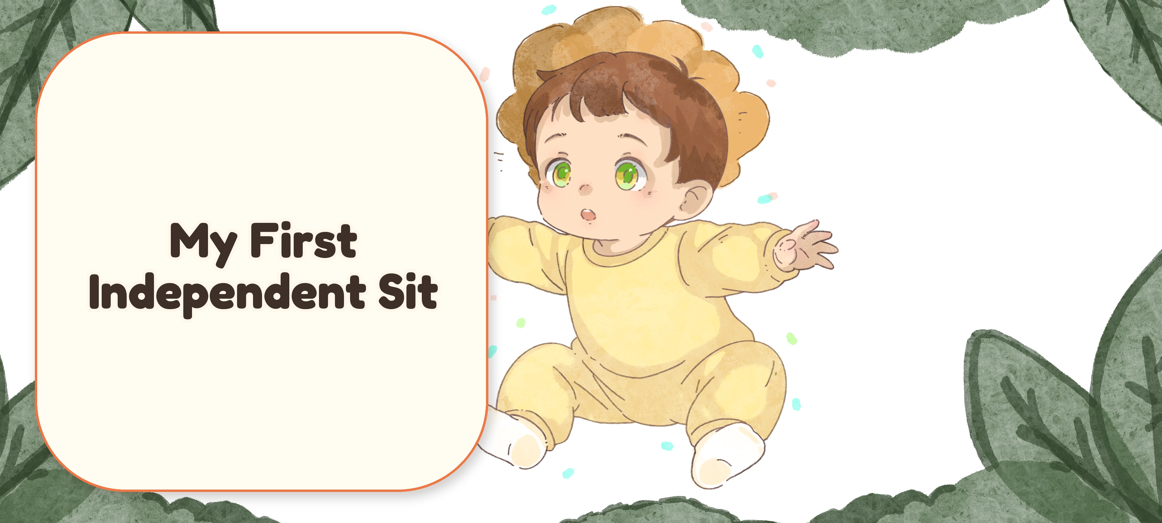 My First Independent Sit activity illustration