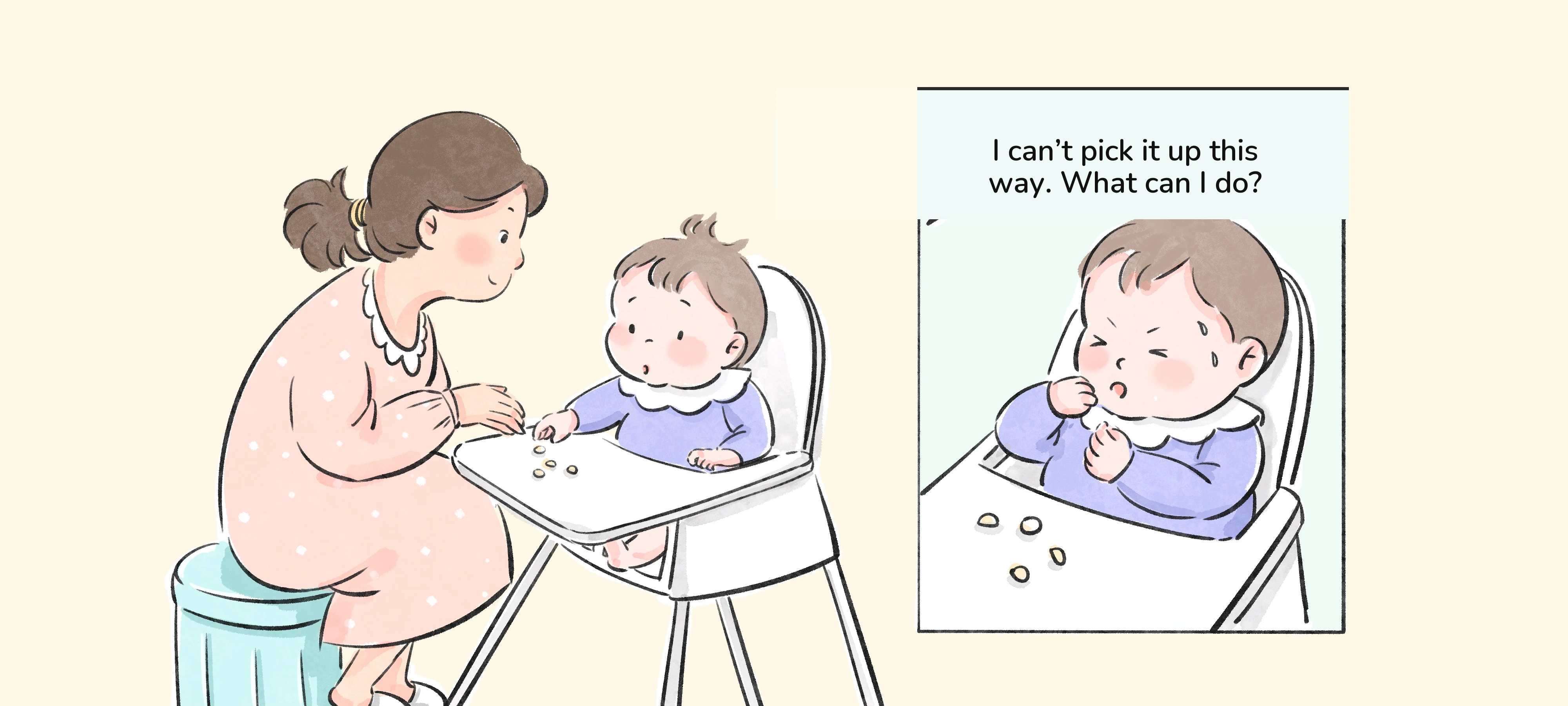 My First Pincer Grasp, step 1