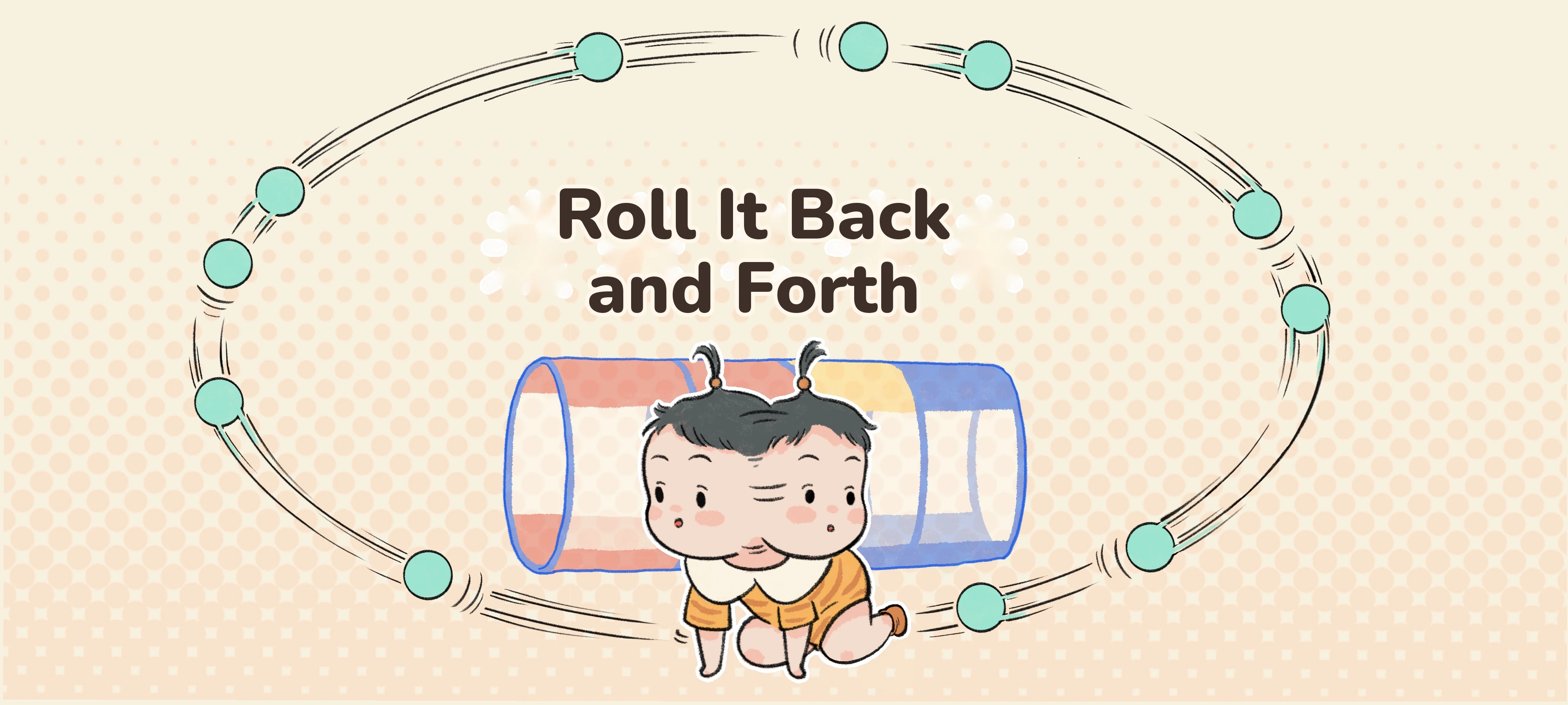 Roll It Near, Roll It Far activity illustration