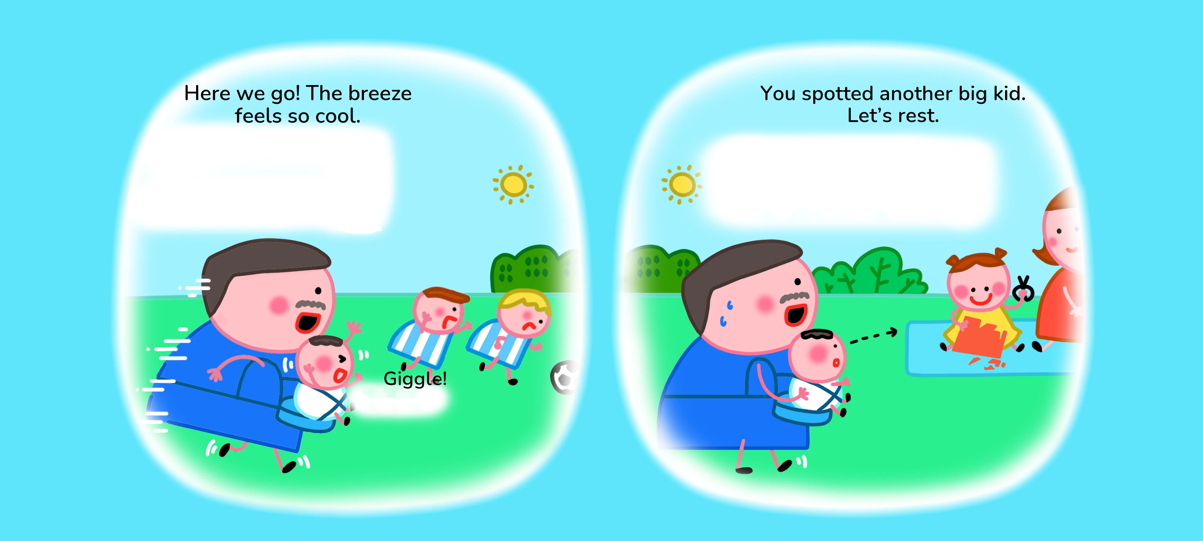 A Busy Day at the Park, step 2