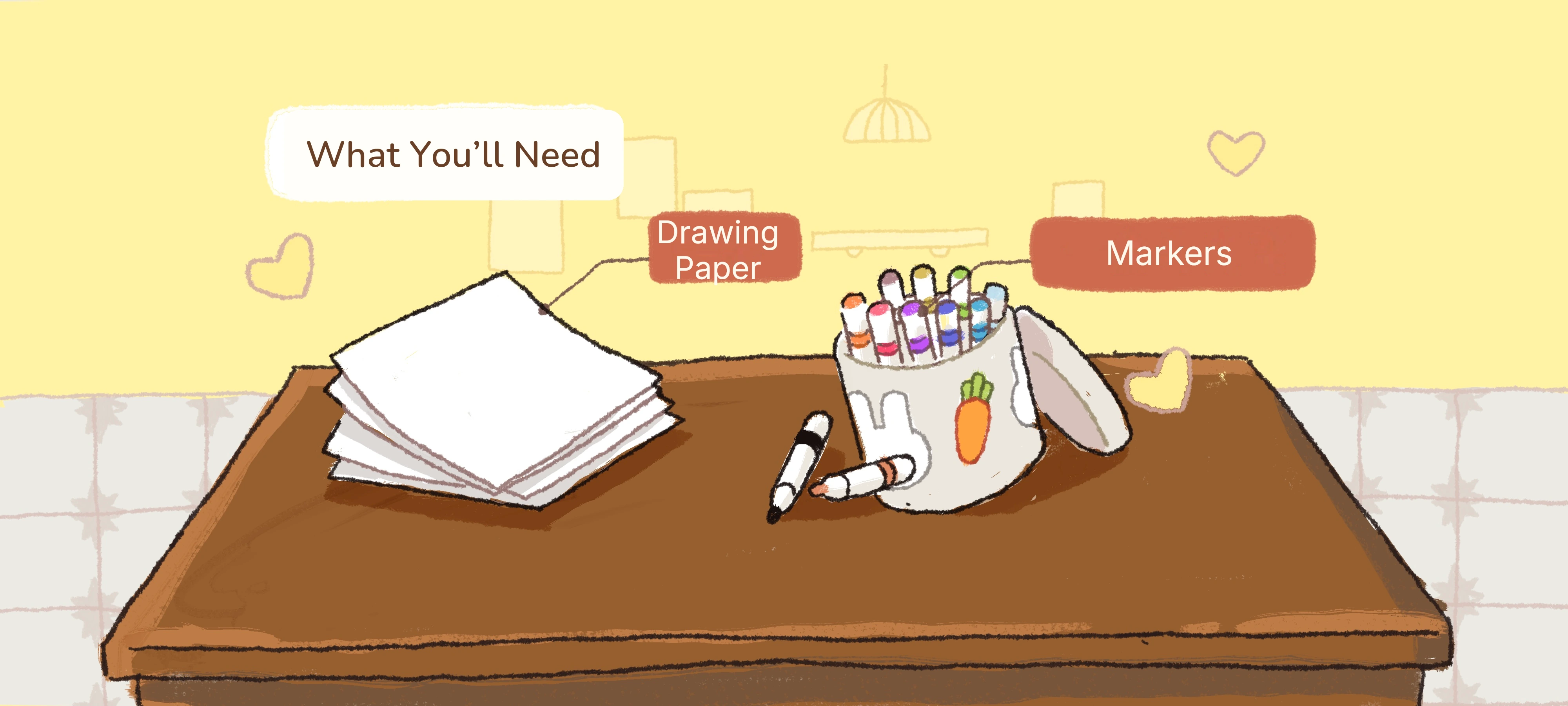 Draw My Wish, preparation