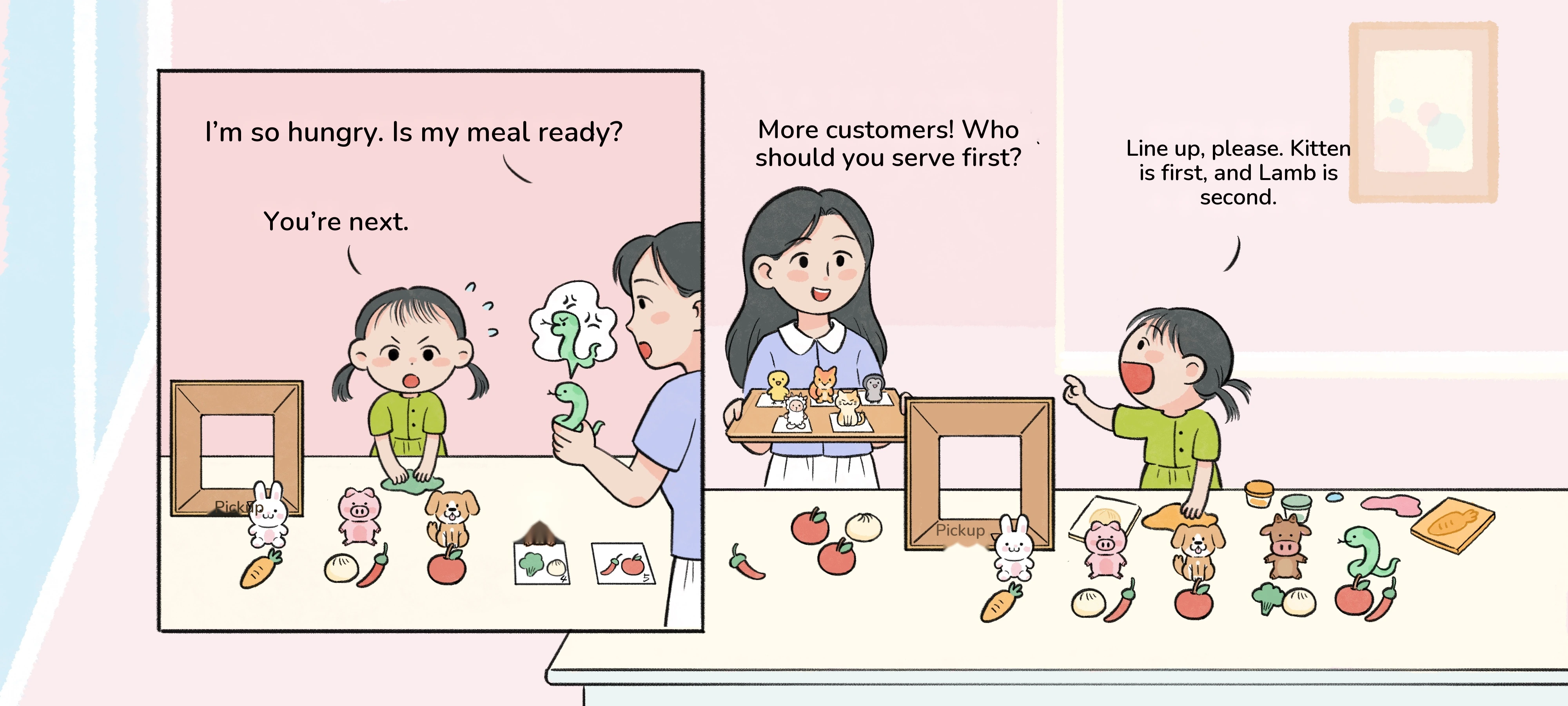 Welcome to the Animal Restaurant, step 3