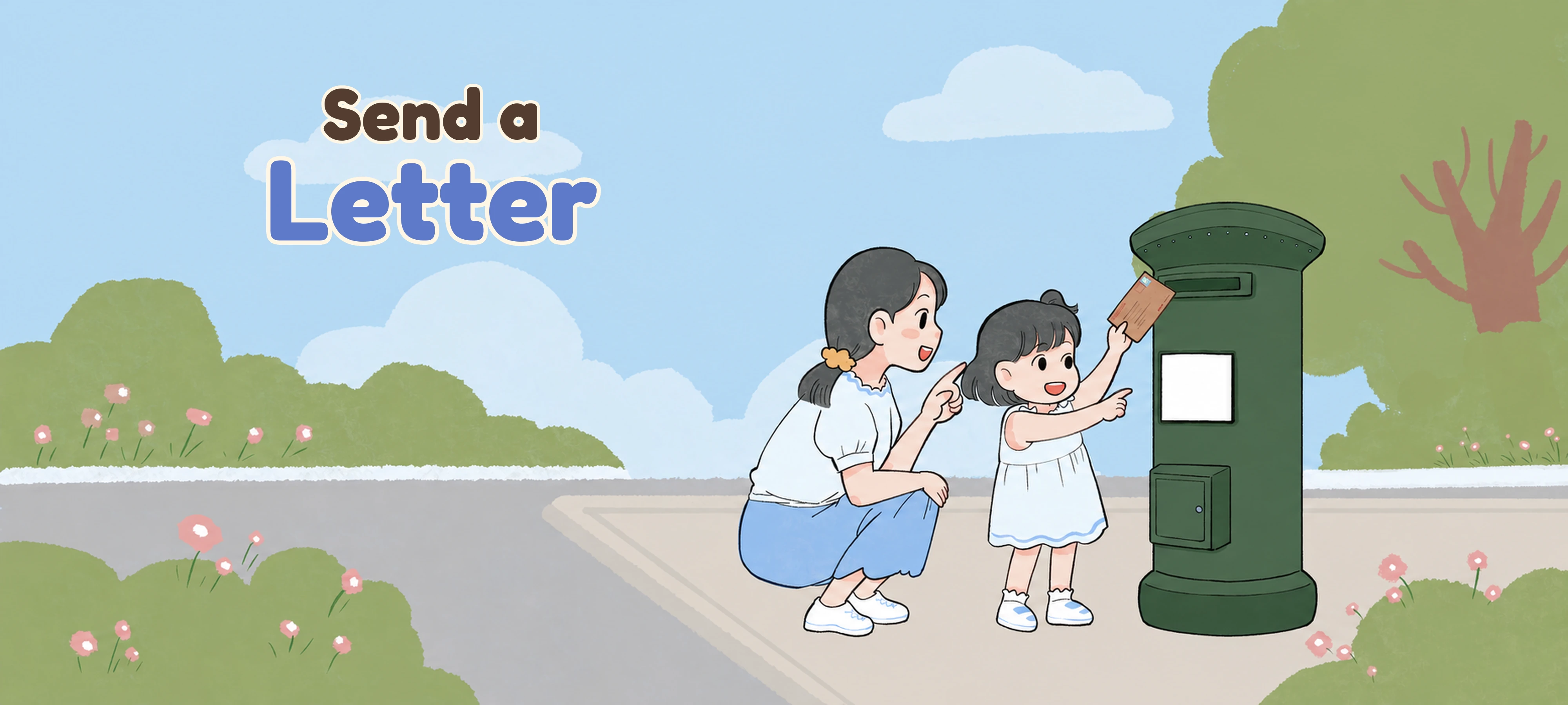 Send a Letter activity illustration