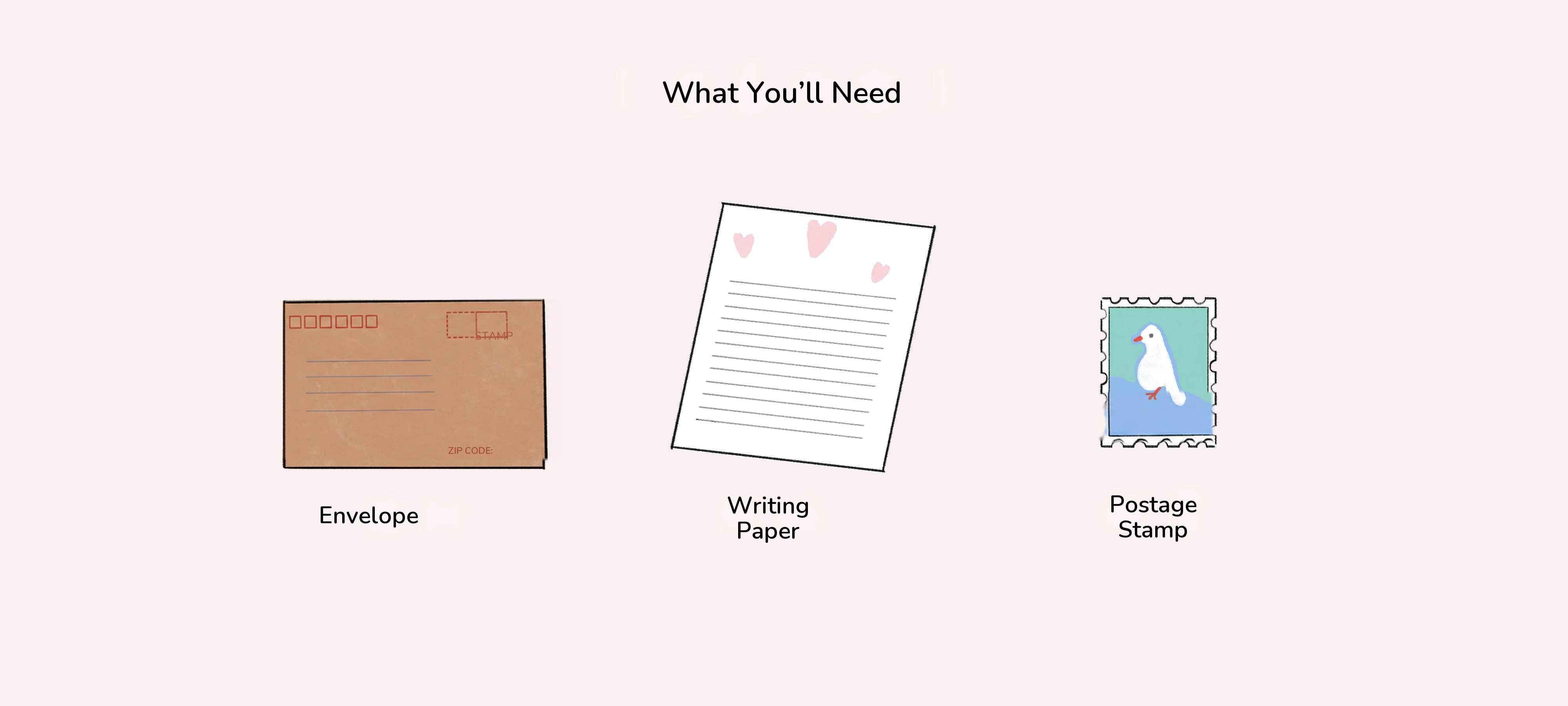 Send a Letter, preparation
