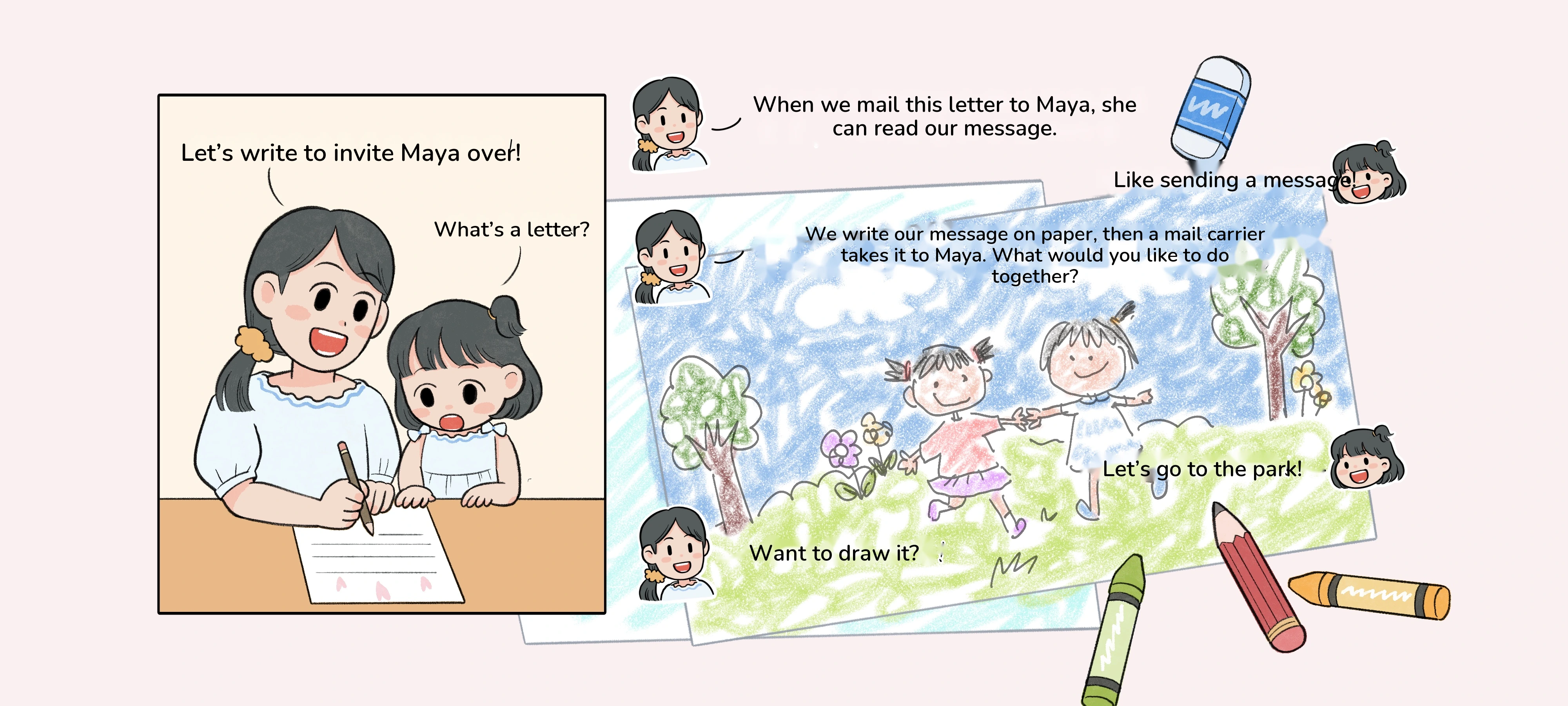 Send a Letter, step 1