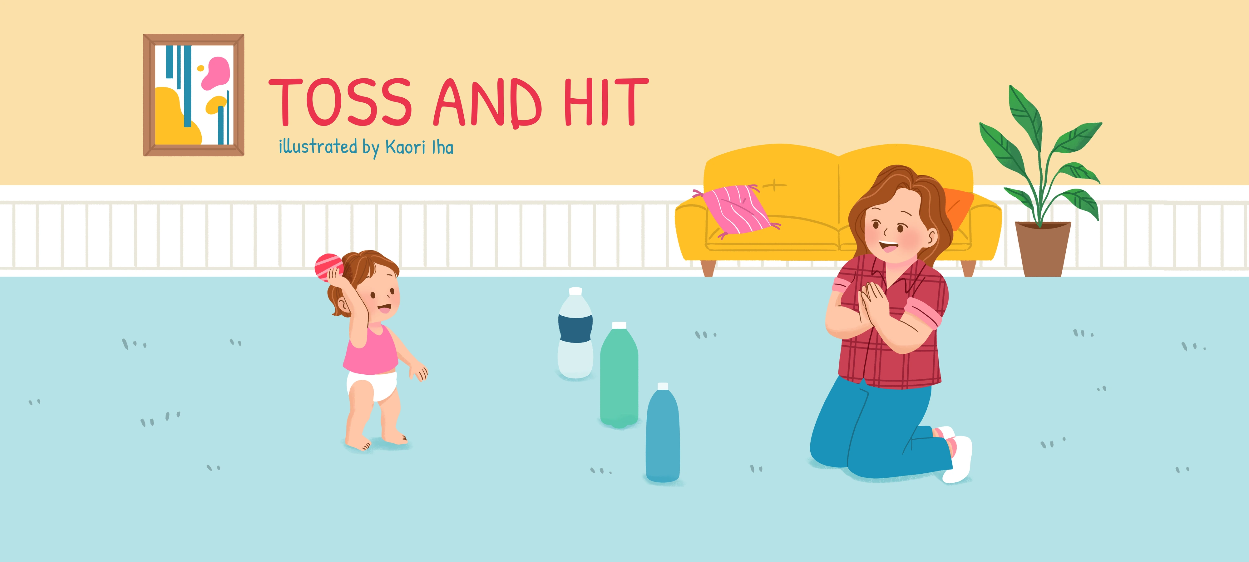 Toss and Hit activity illustration