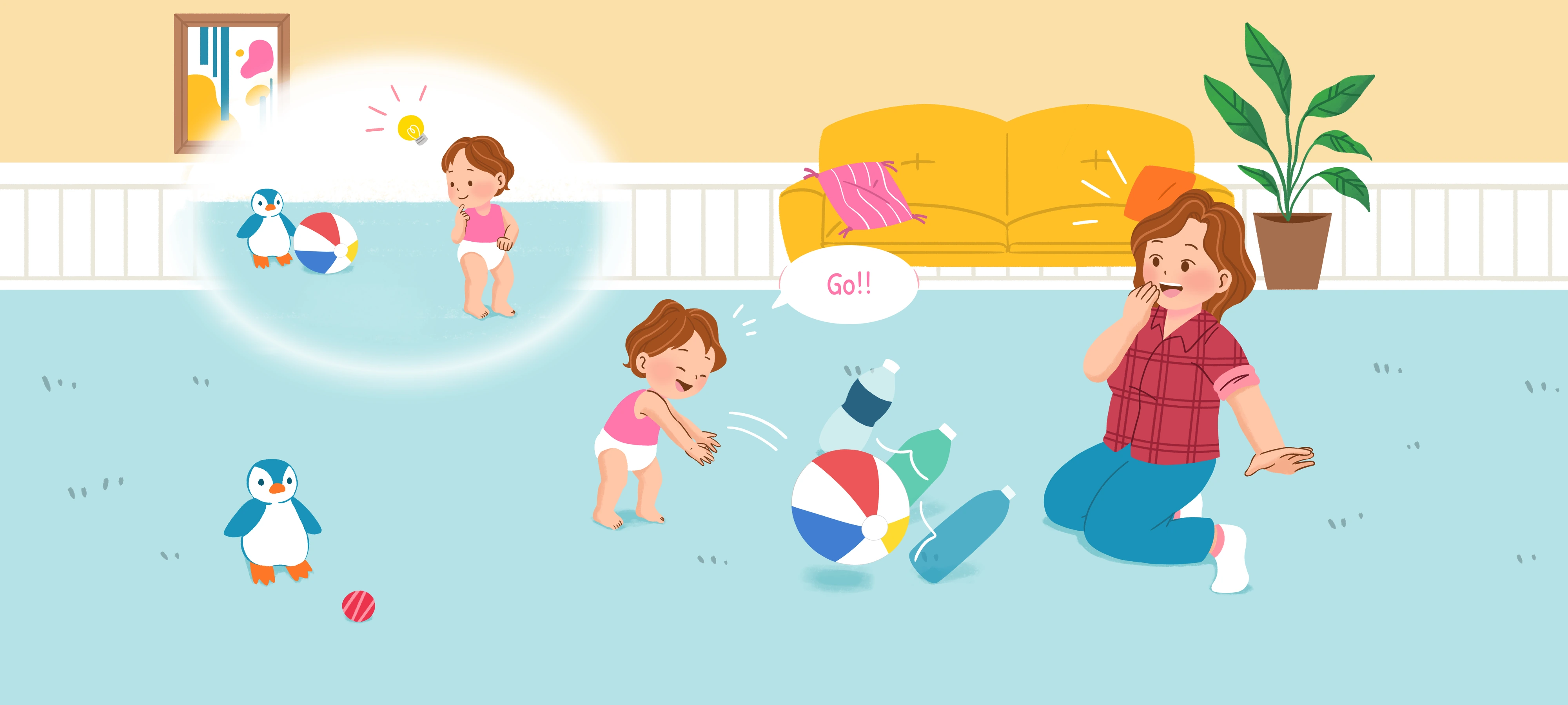 Toss and Hit, step 3