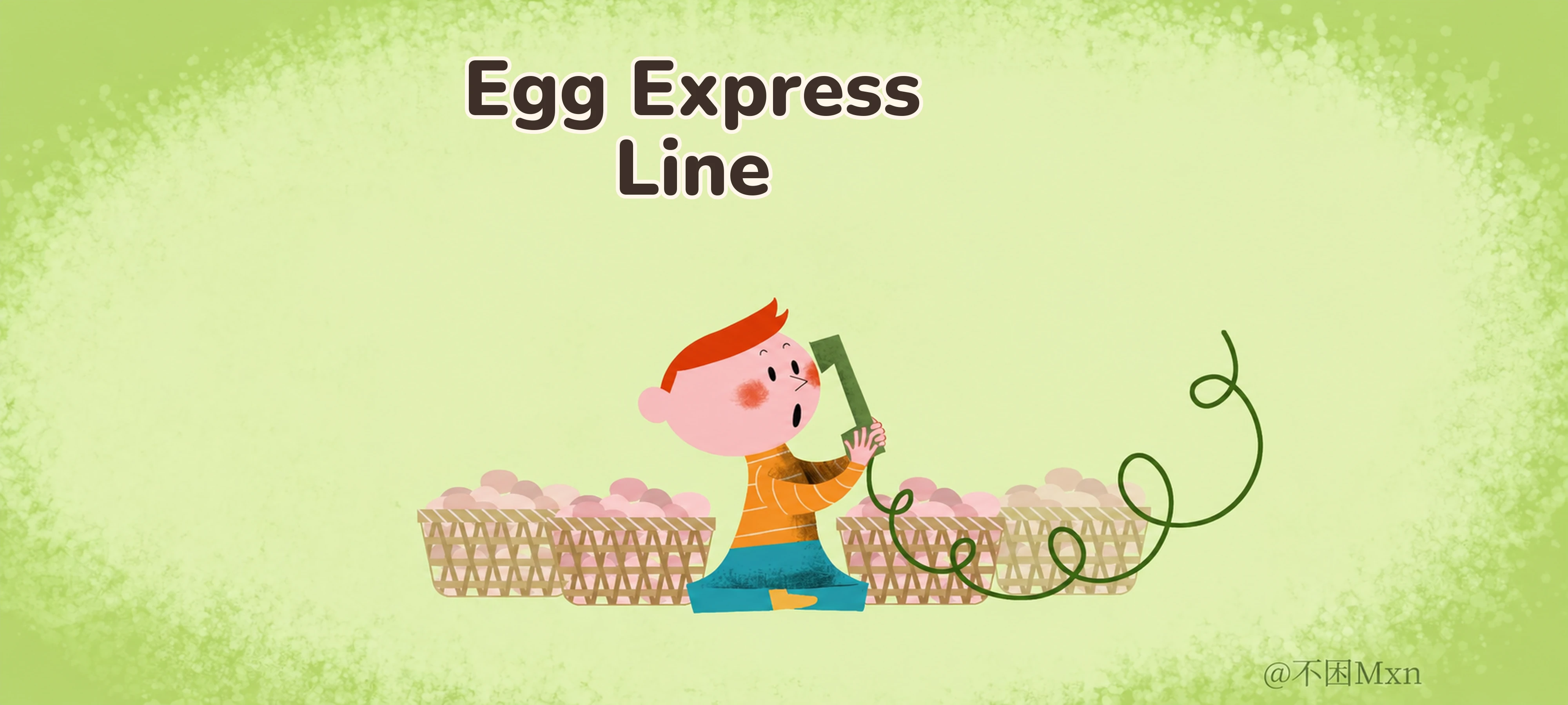 Egg Delivery Express activity illustration