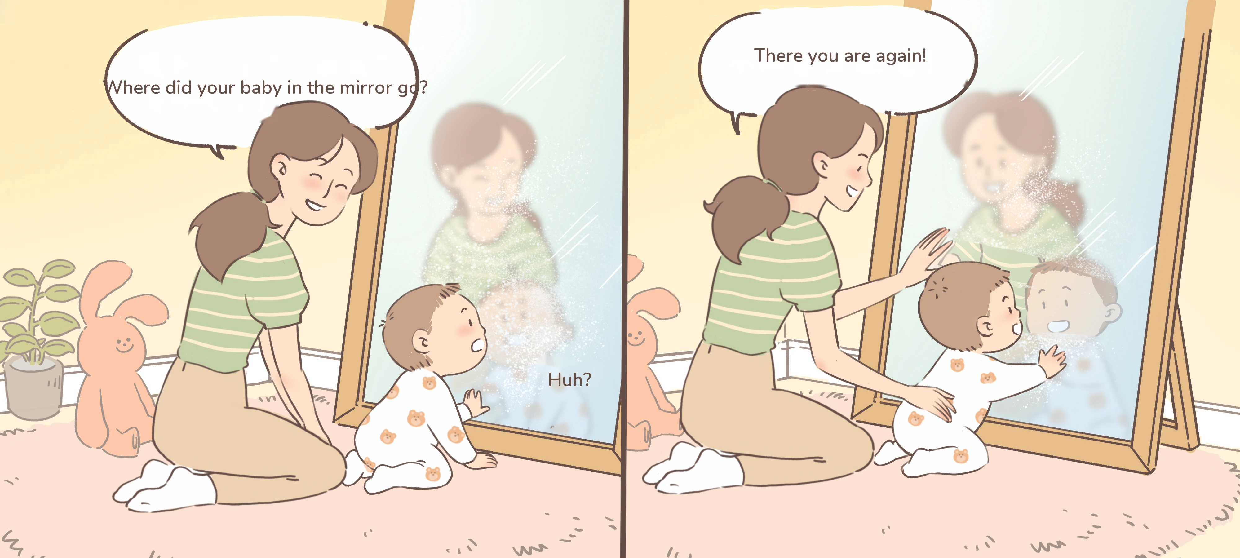 Friends in the Mirror, step 2