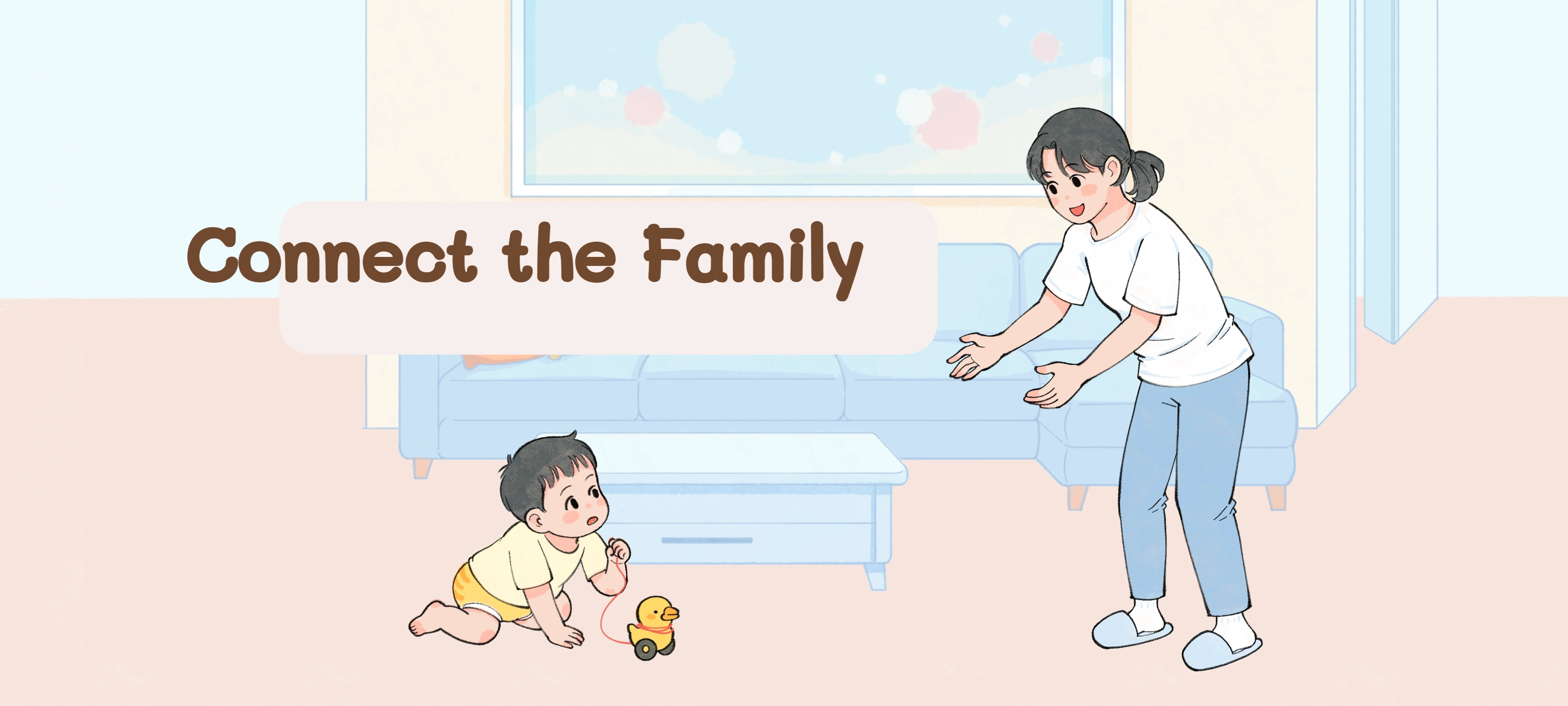 Follow the String at Home activity illustration