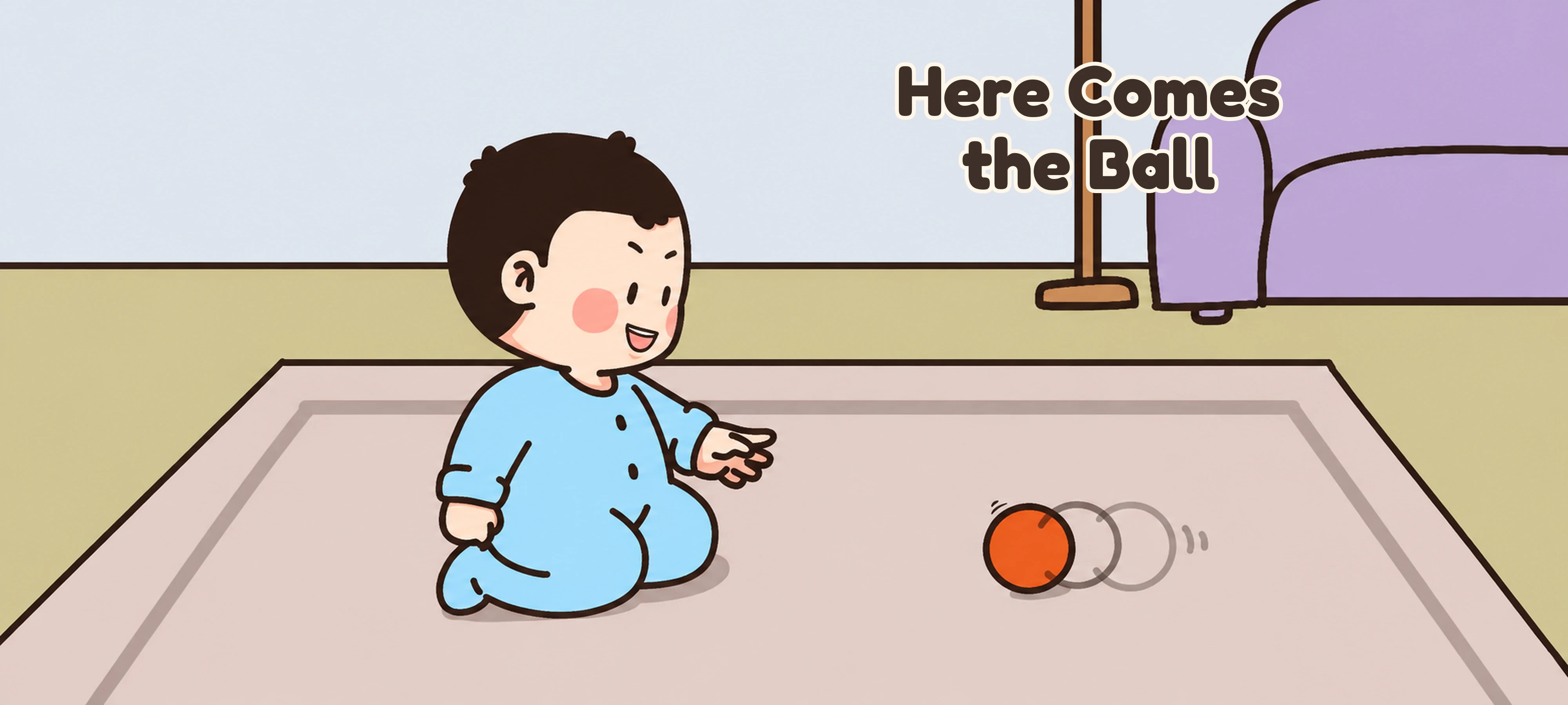 Here Comes the Ball activity illustration