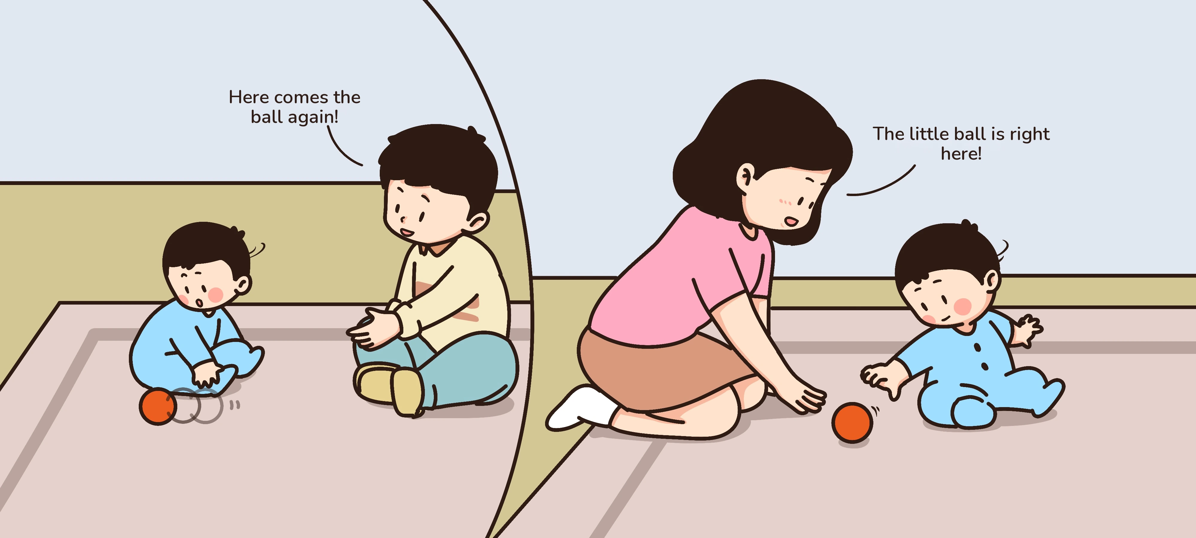 Here Comes the Ball, step 3