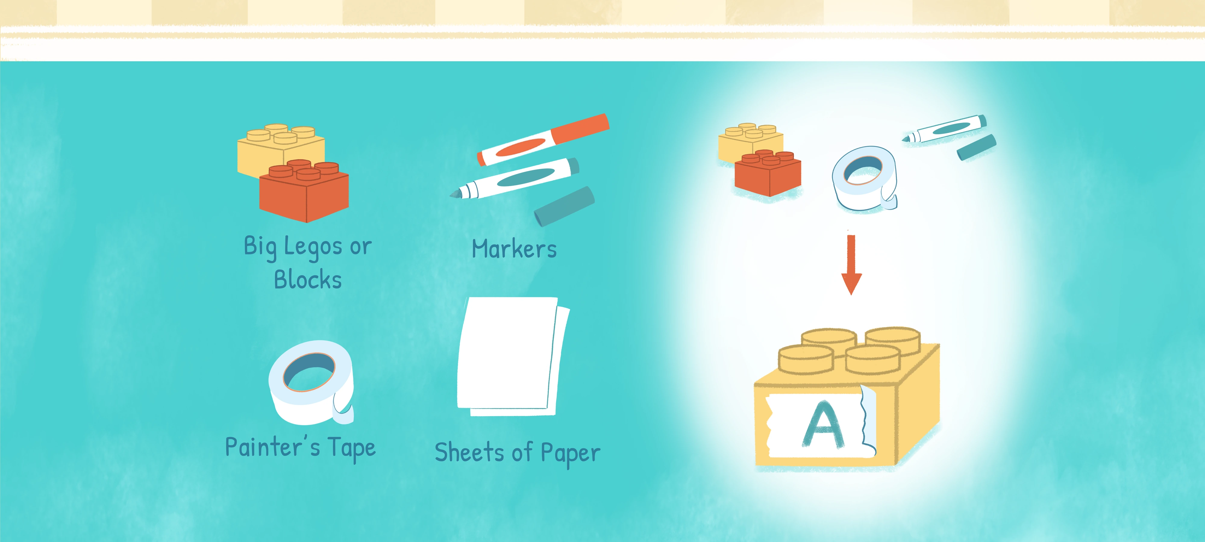 Build English Word Towers, preparation
