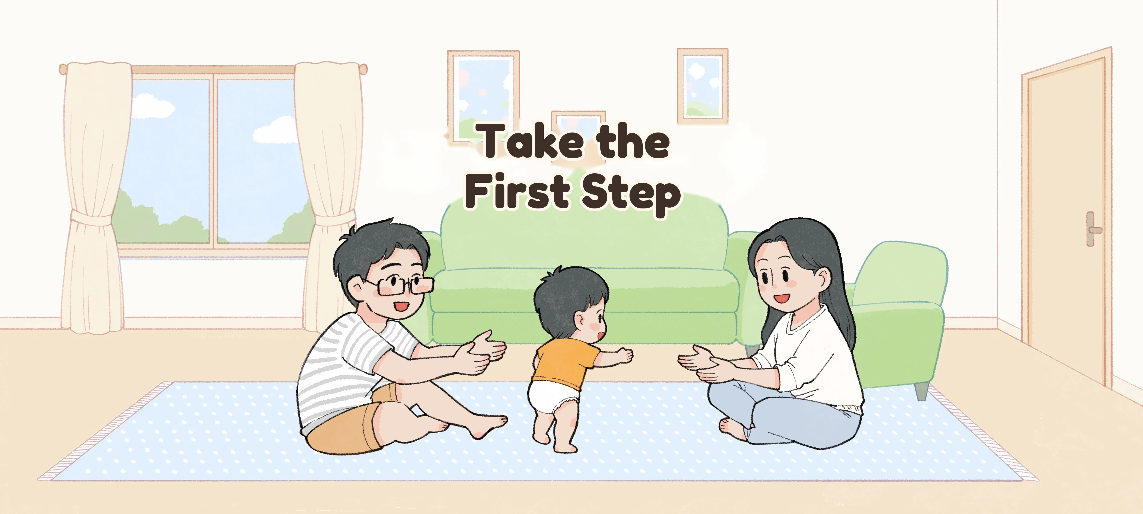 Take the First Step activity illustration