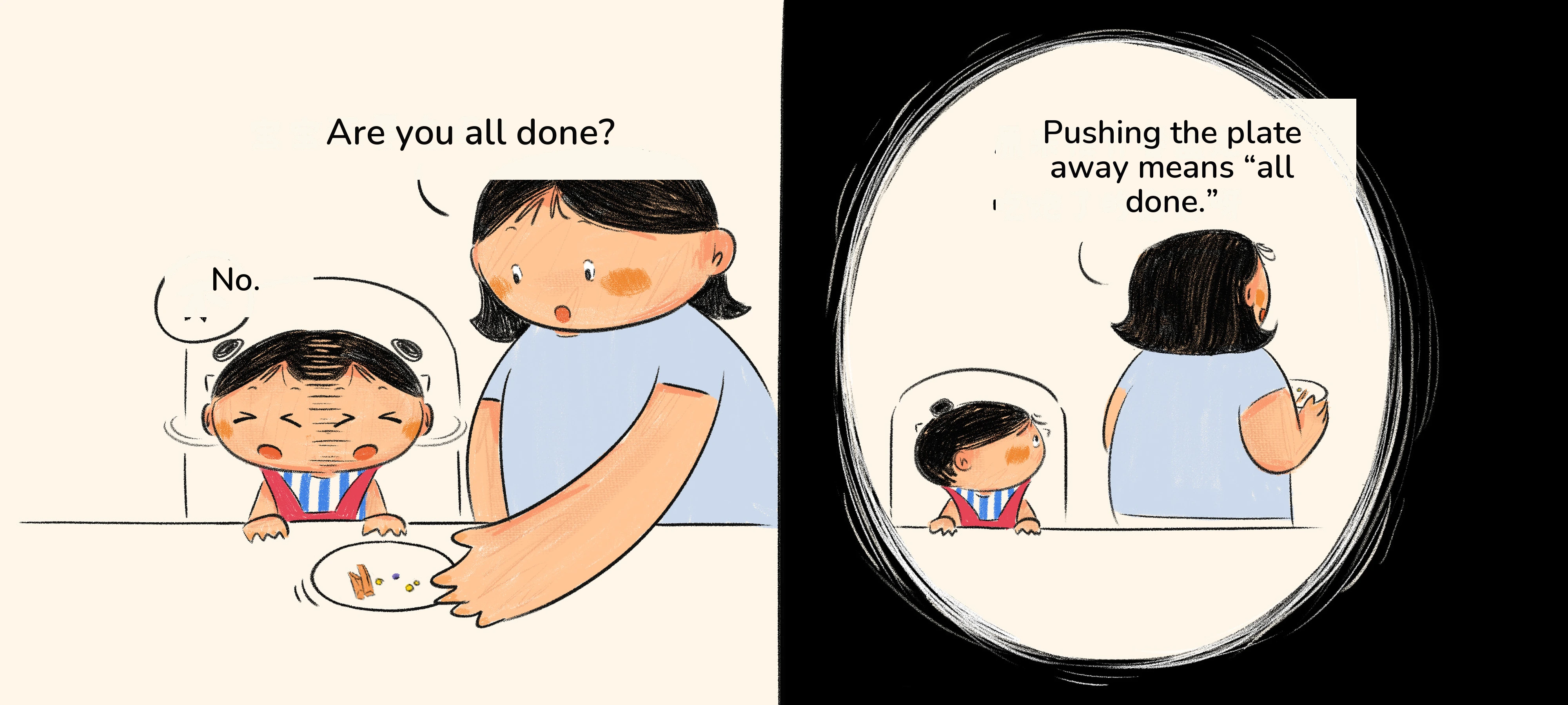 Mom, I’m Full, step 2