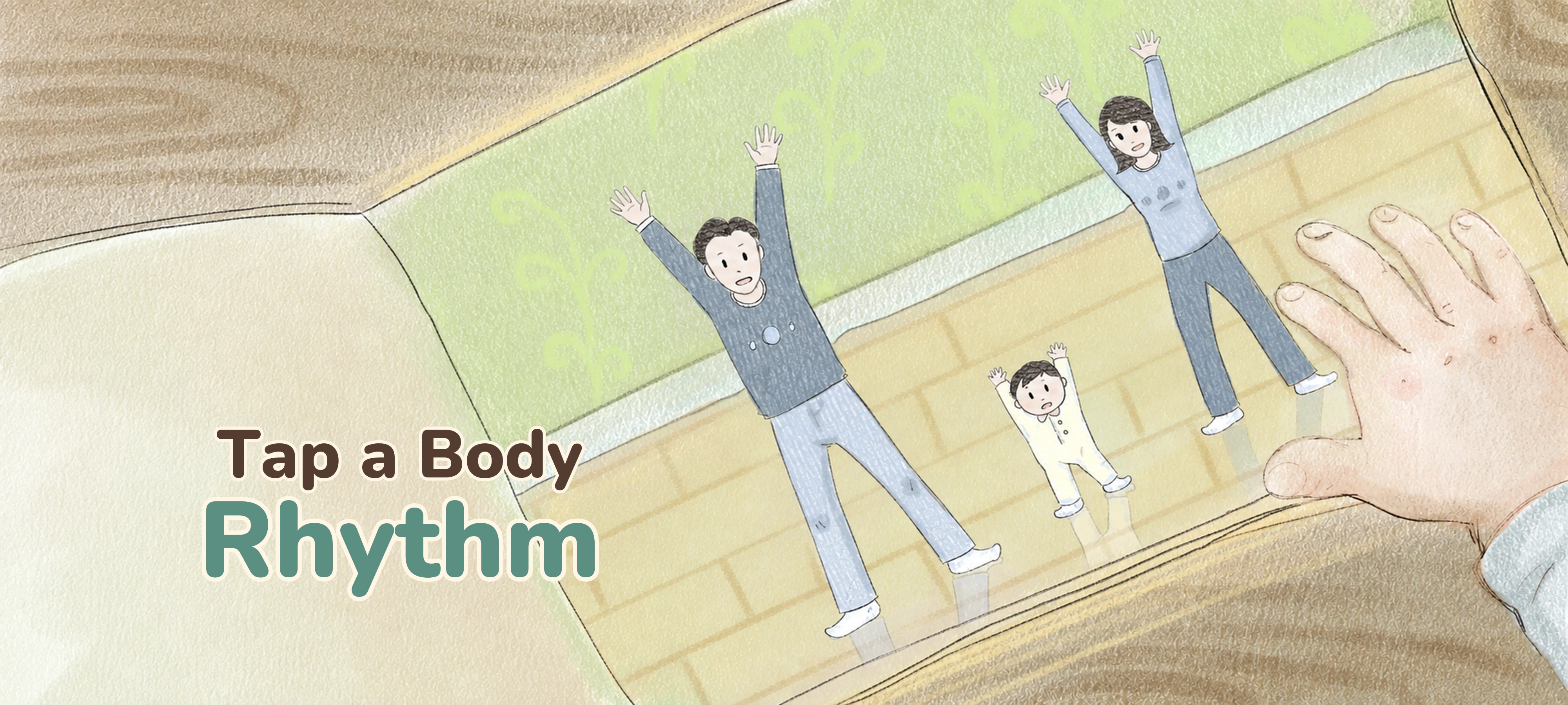Tap a Body Rhythm activity illustration