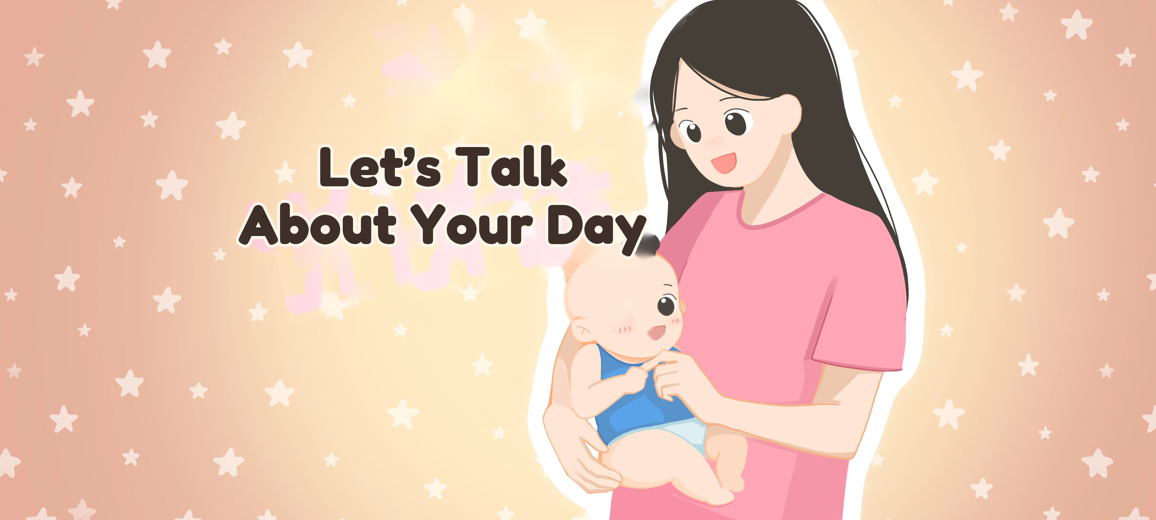 Let’s Talk About Your Day activity illustration