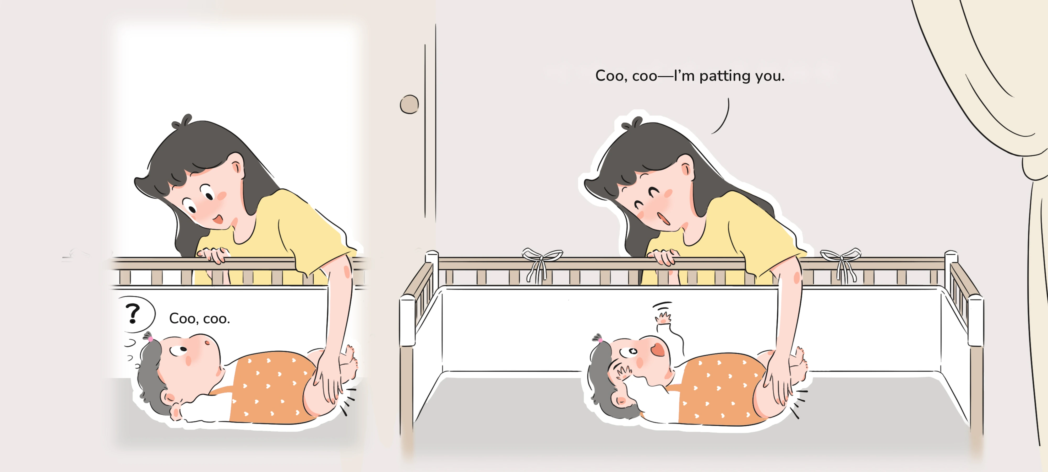 I'll Laugh When You Pat Me, step 1