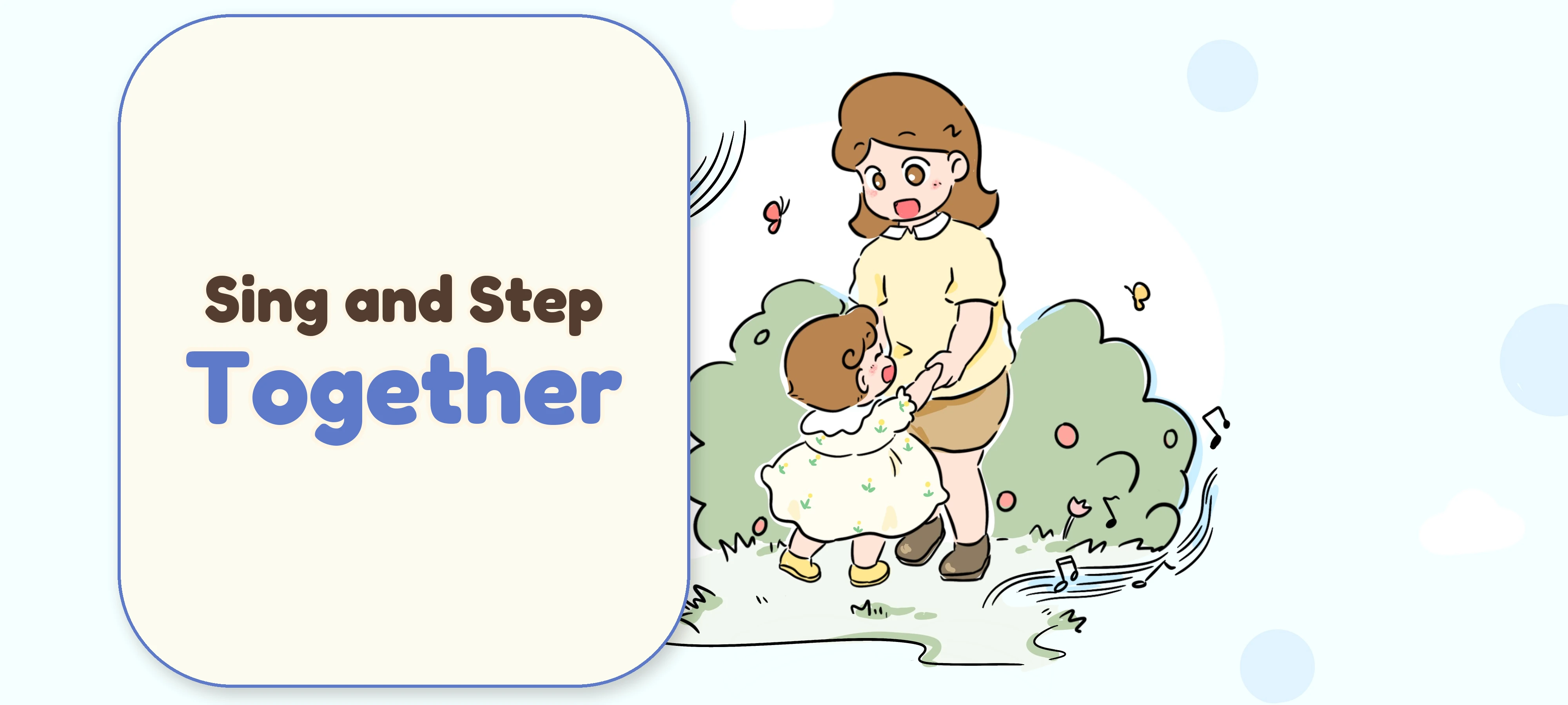 Sing and Step Together activity illustration