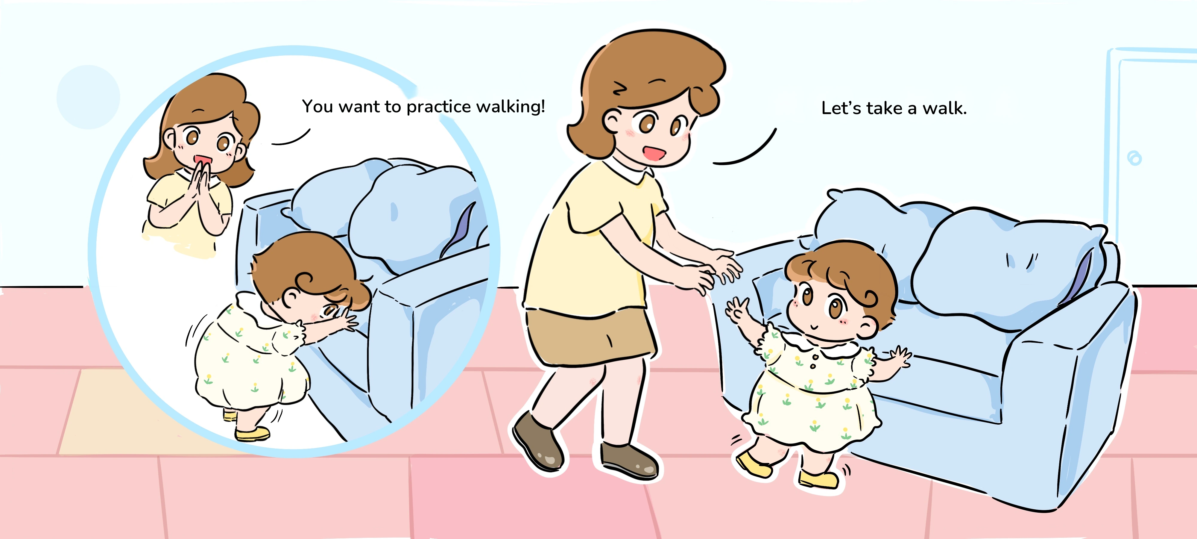 Sing and Step Together, step 1