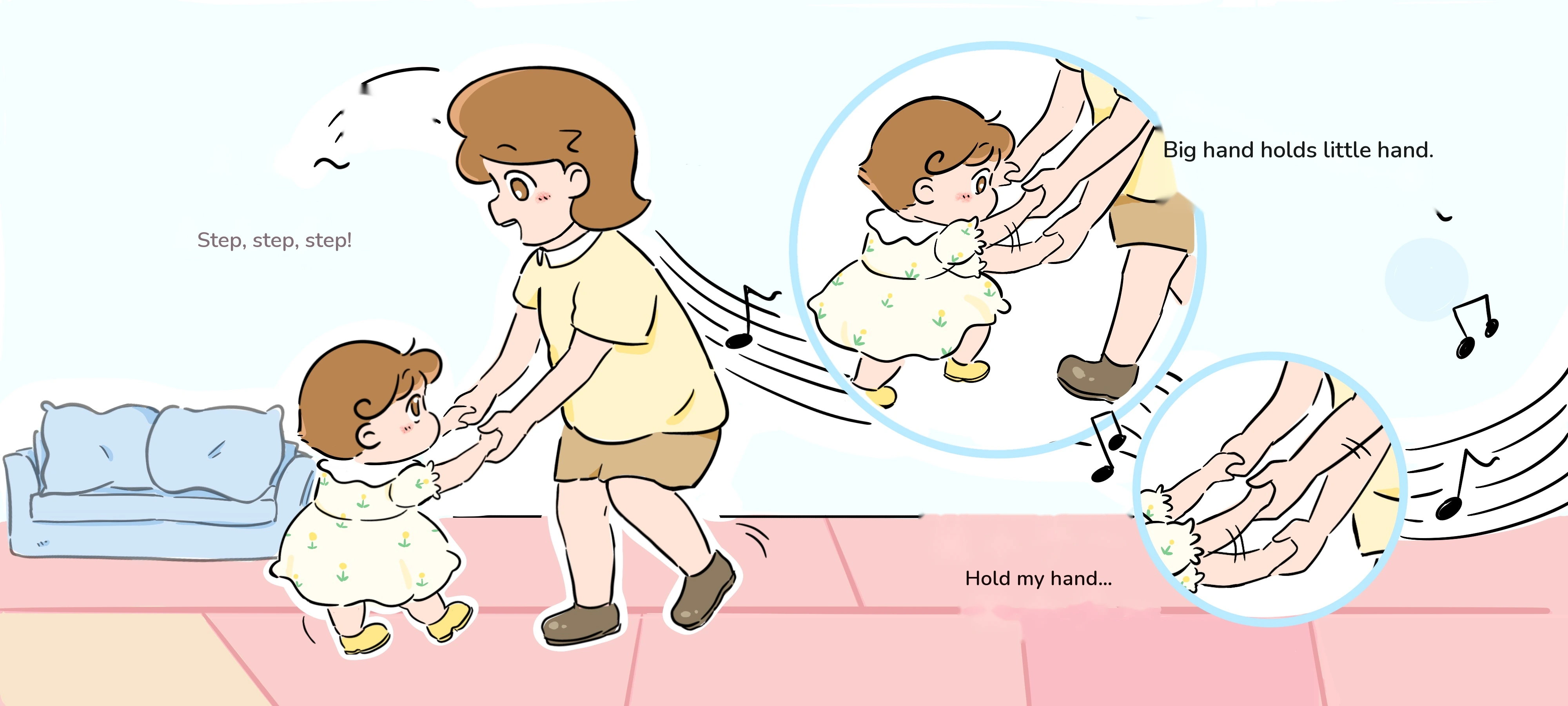 Sing and Step Together, step 2