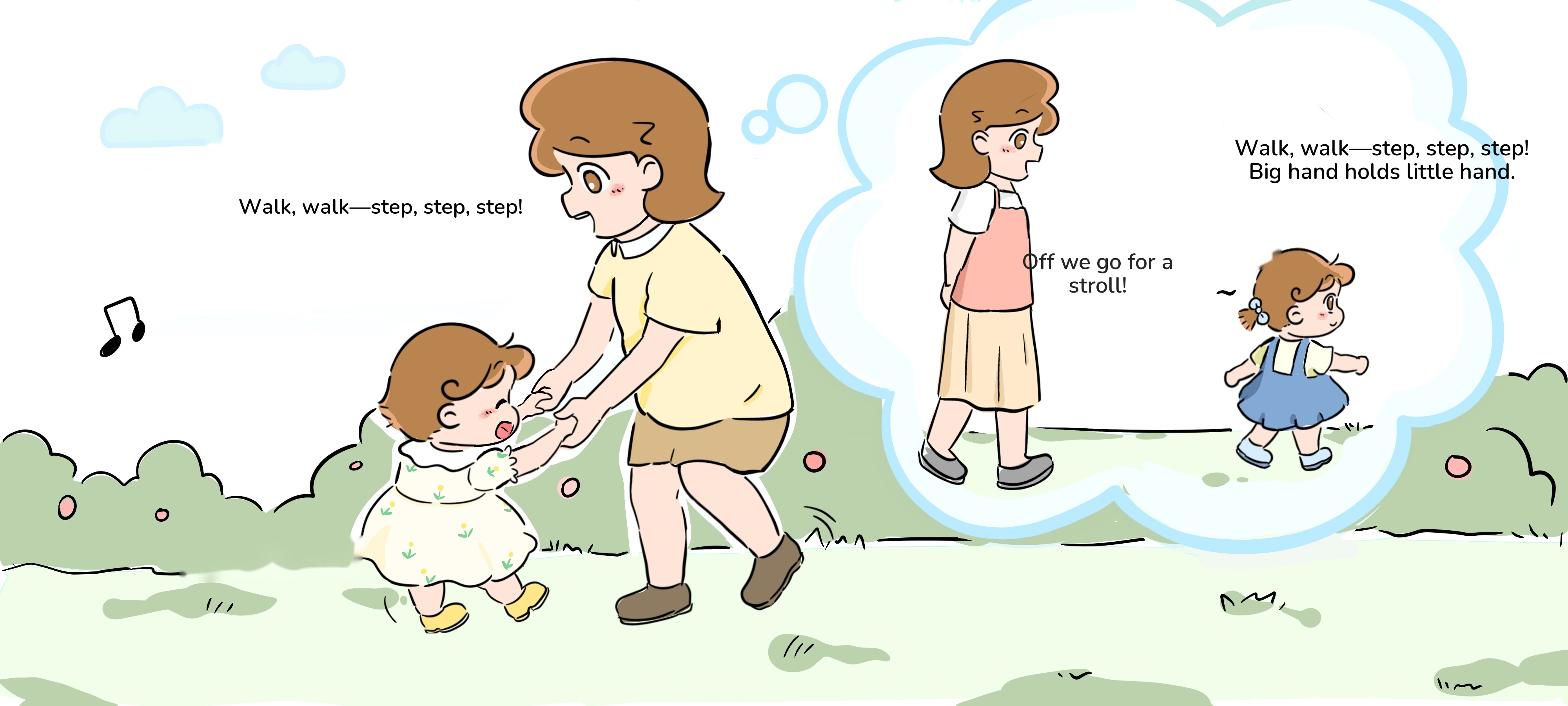Sing and Step Together, step 3