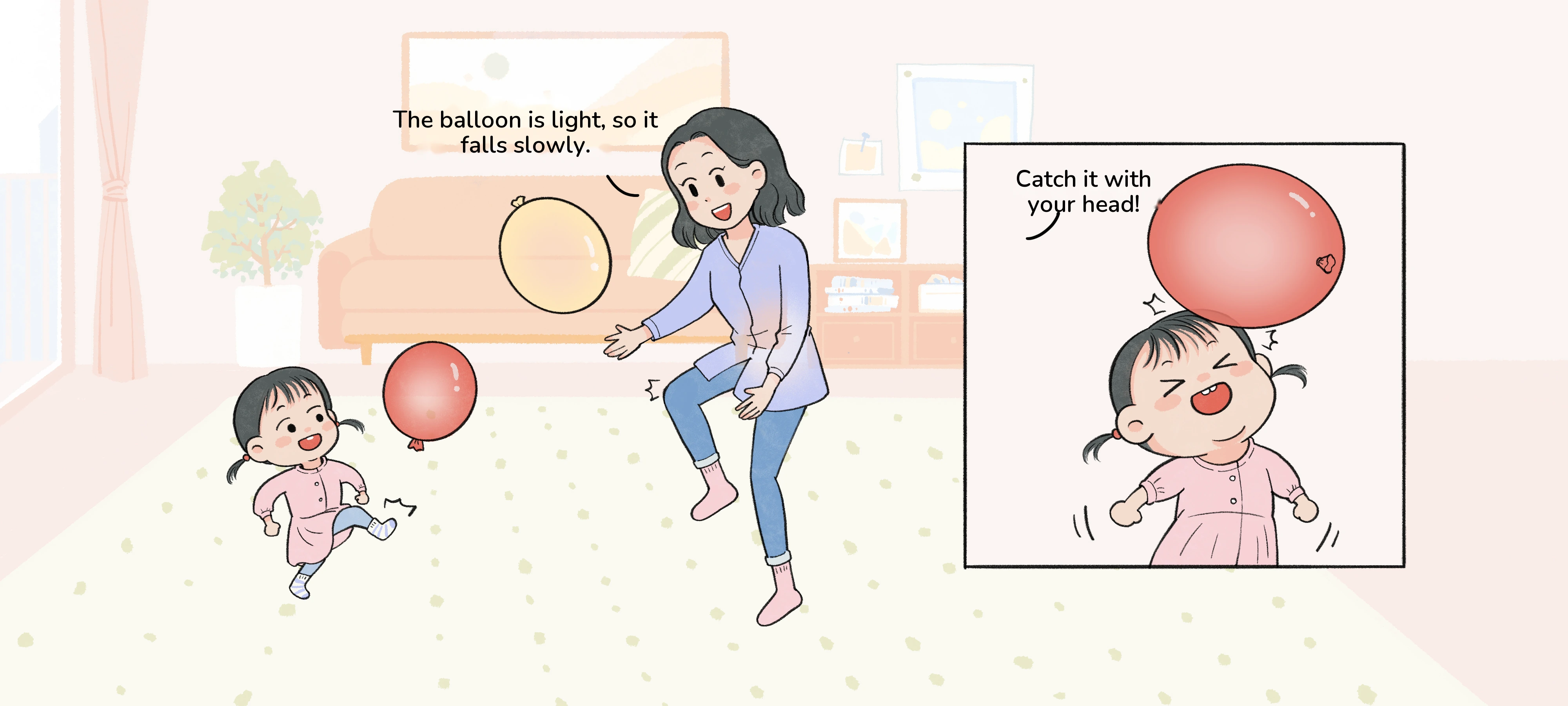 The Secret of Balloons, step 1