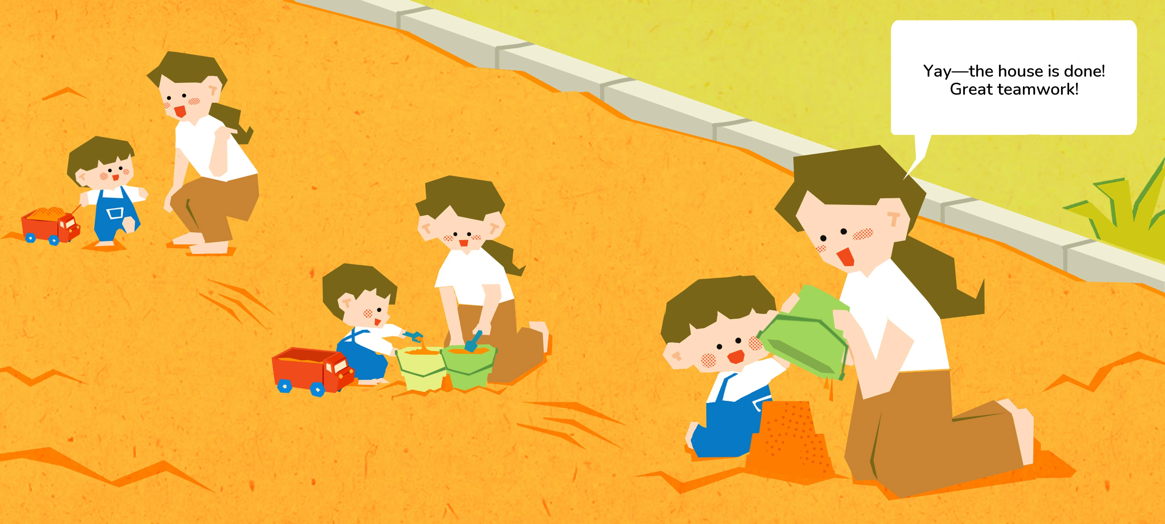 Sand Construction Crew, step 2