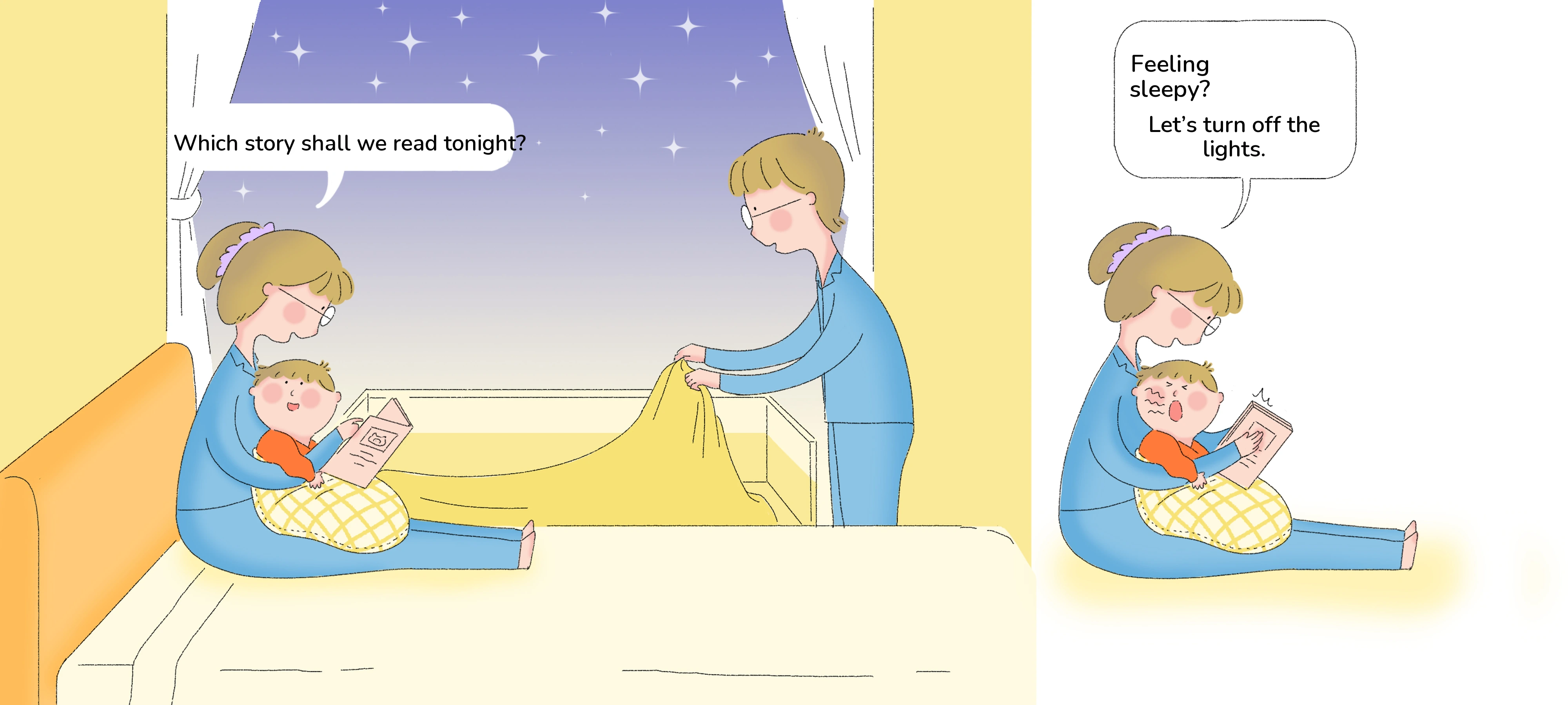 A Three-Step Bedtime Routine, step 2