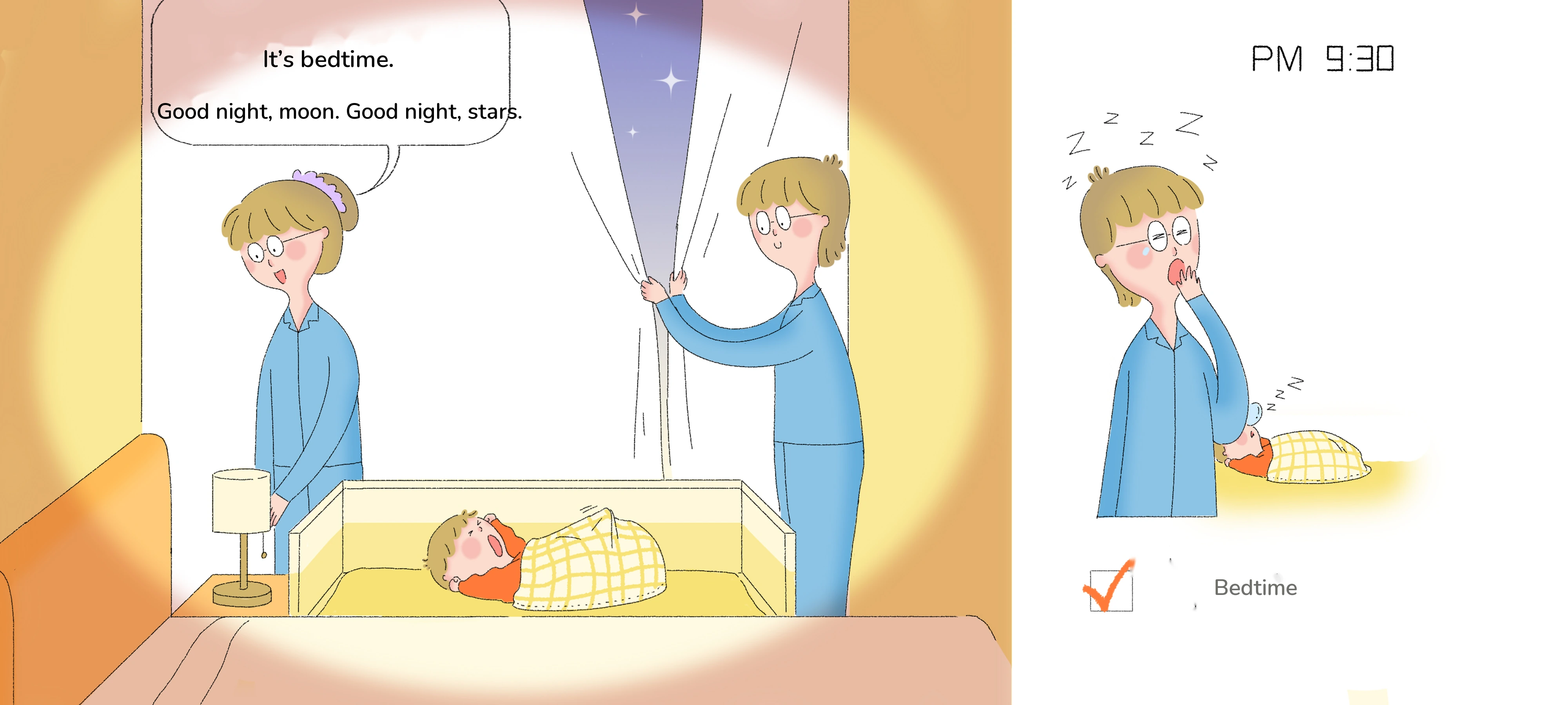 A Three-Step Bedtime Routine, step 3