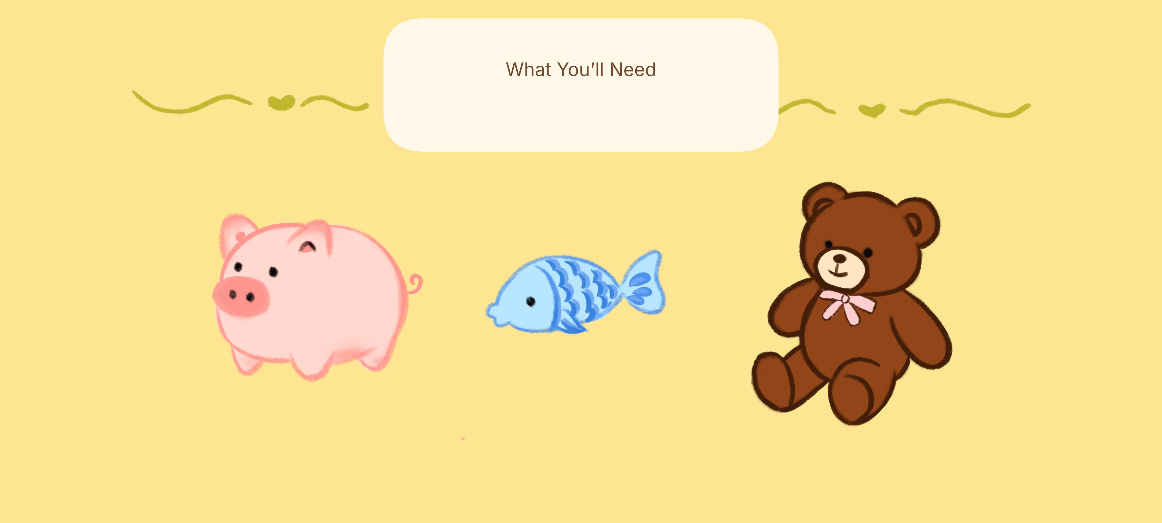 Look for Animals up and Down, preparation