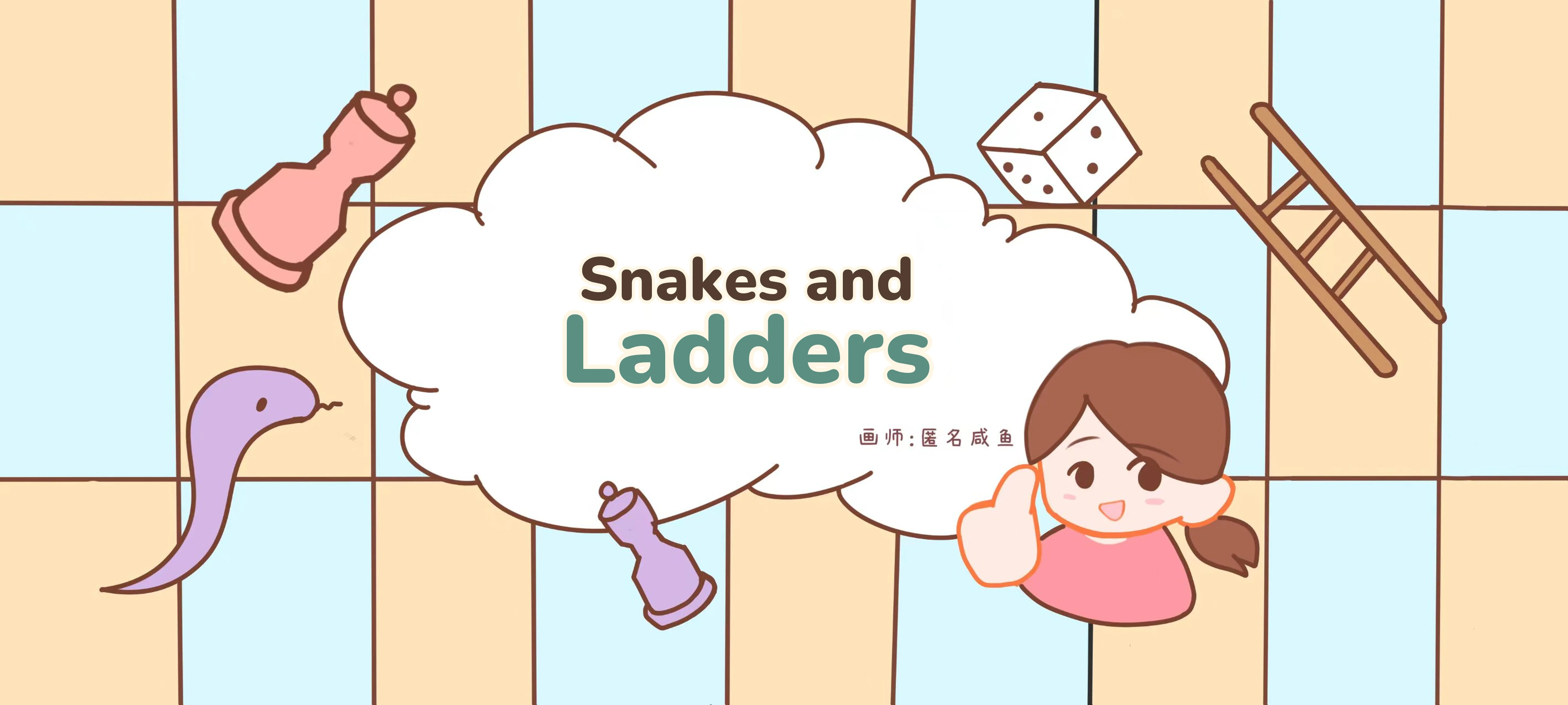 Snakes and Ladders activity illustration