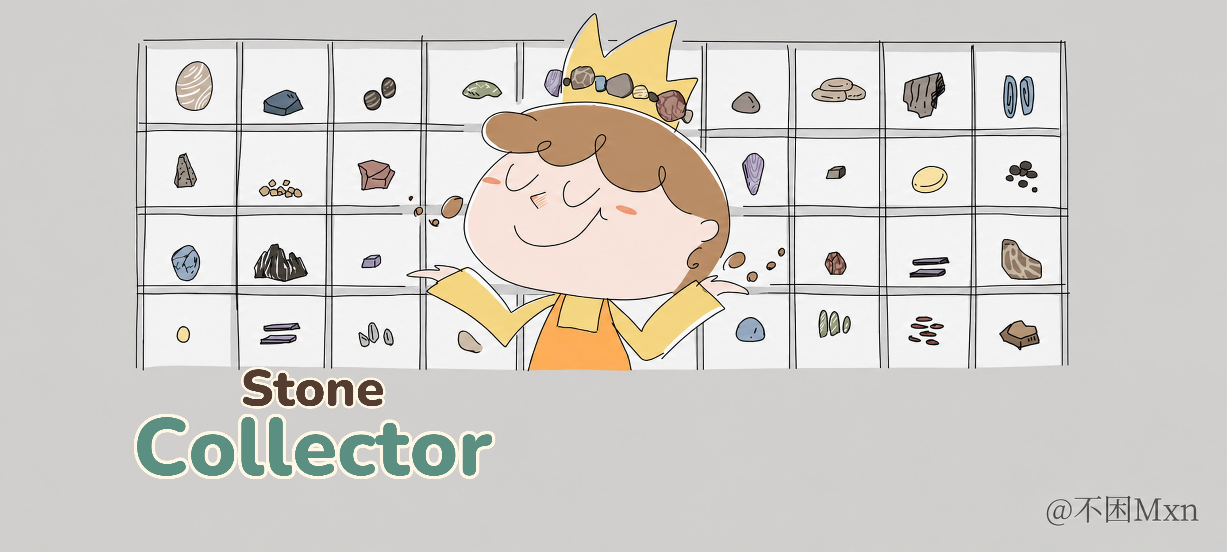 Stone Collector activity illustration
