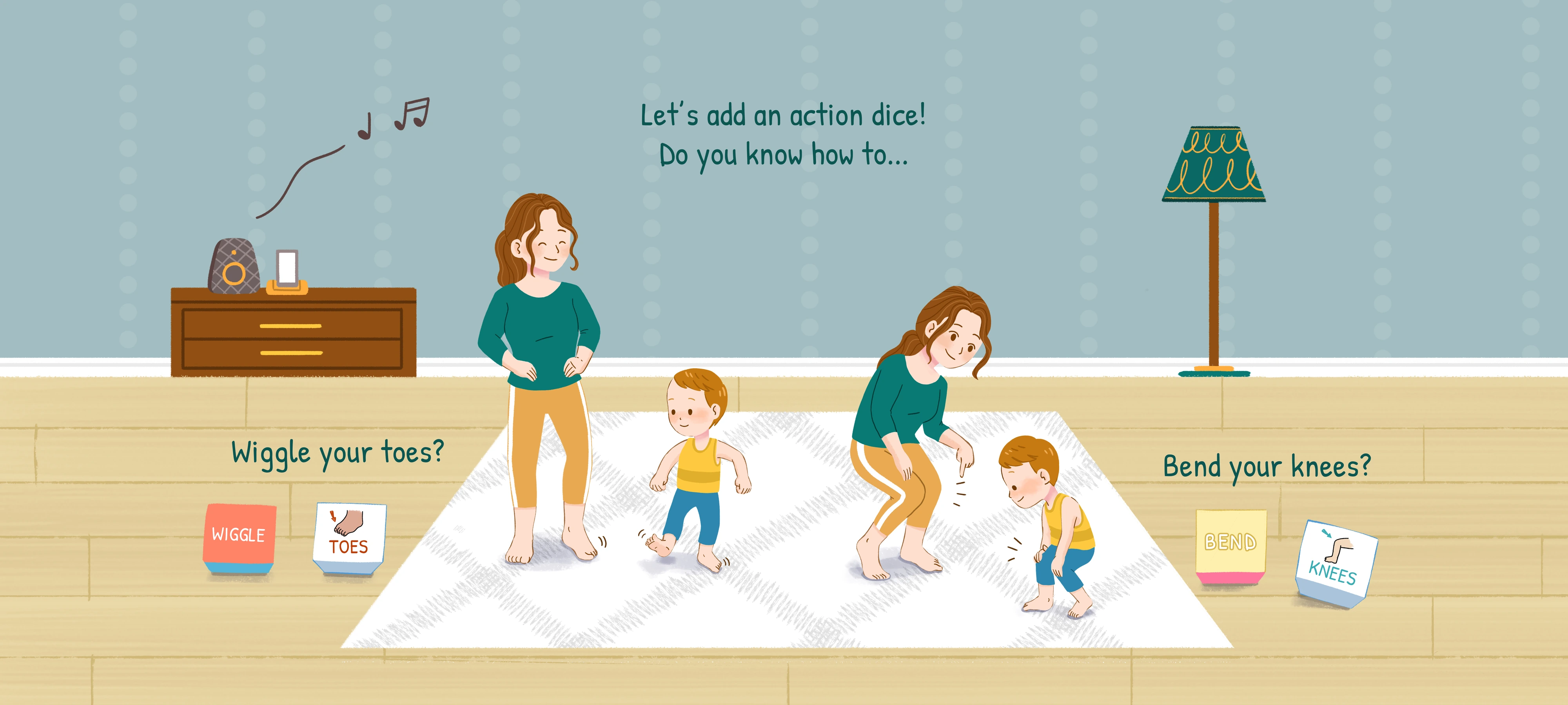 Roll and Move!, step 2