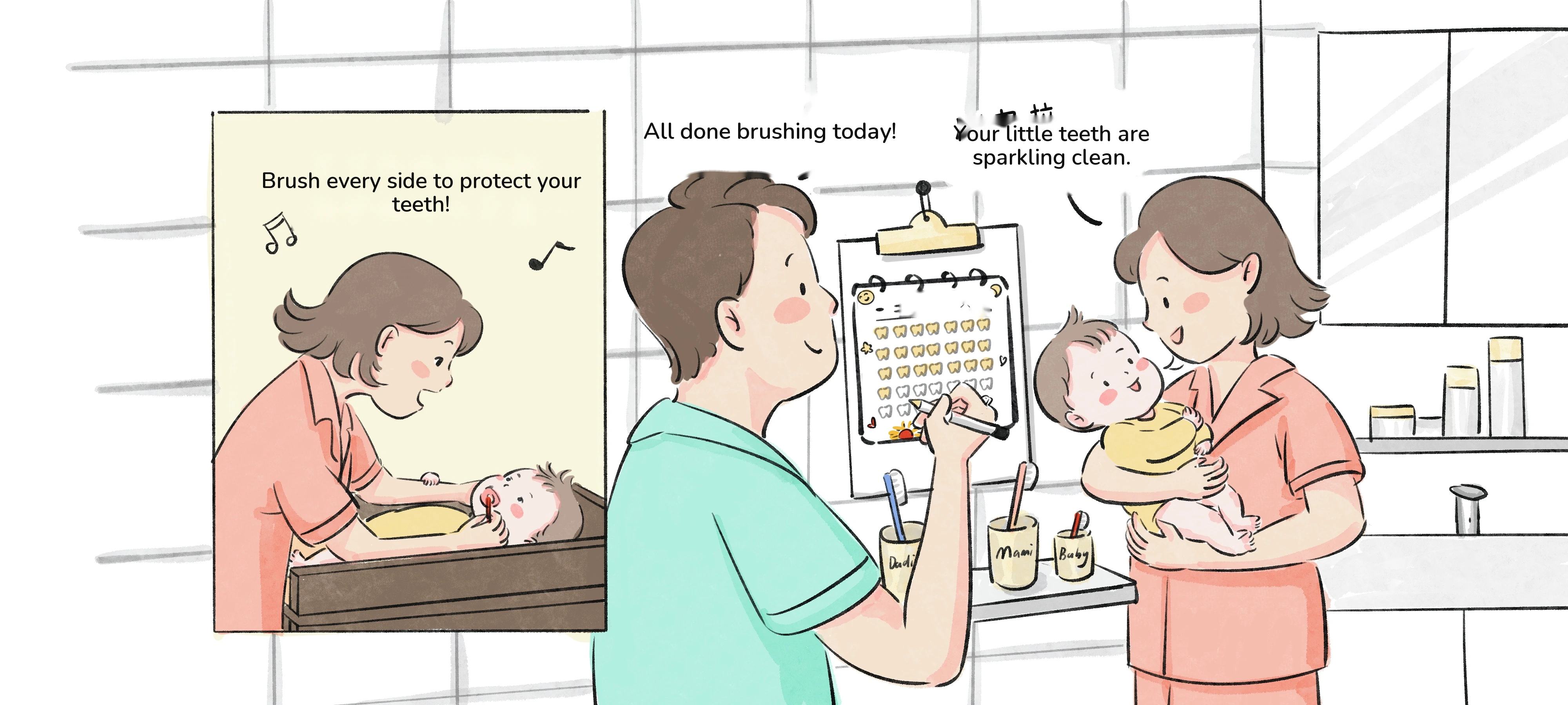 Time to Brush Teeth, step 3