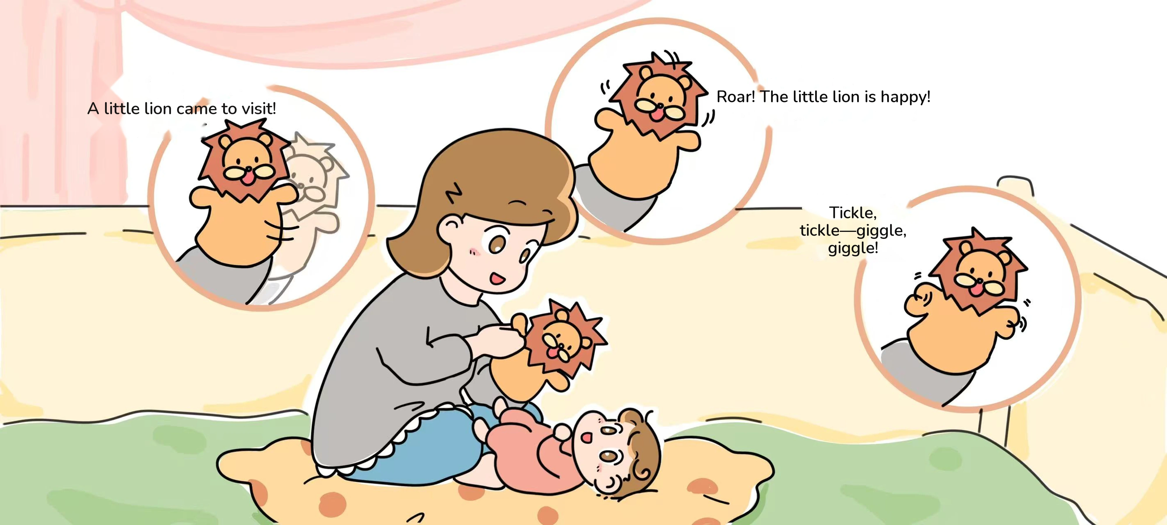 Talk with the Little Lion, step 1