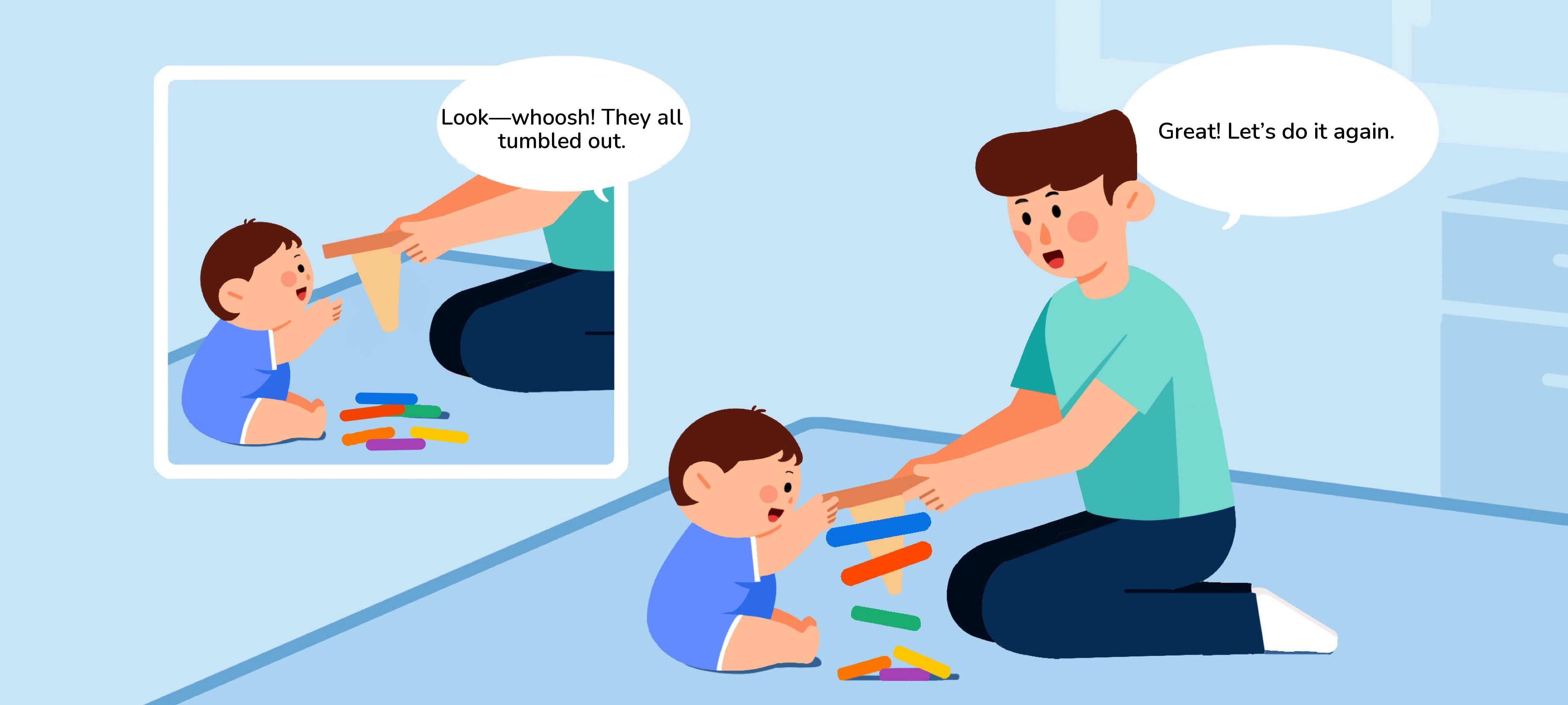 Focused Play, One Step at a Time, step 3
