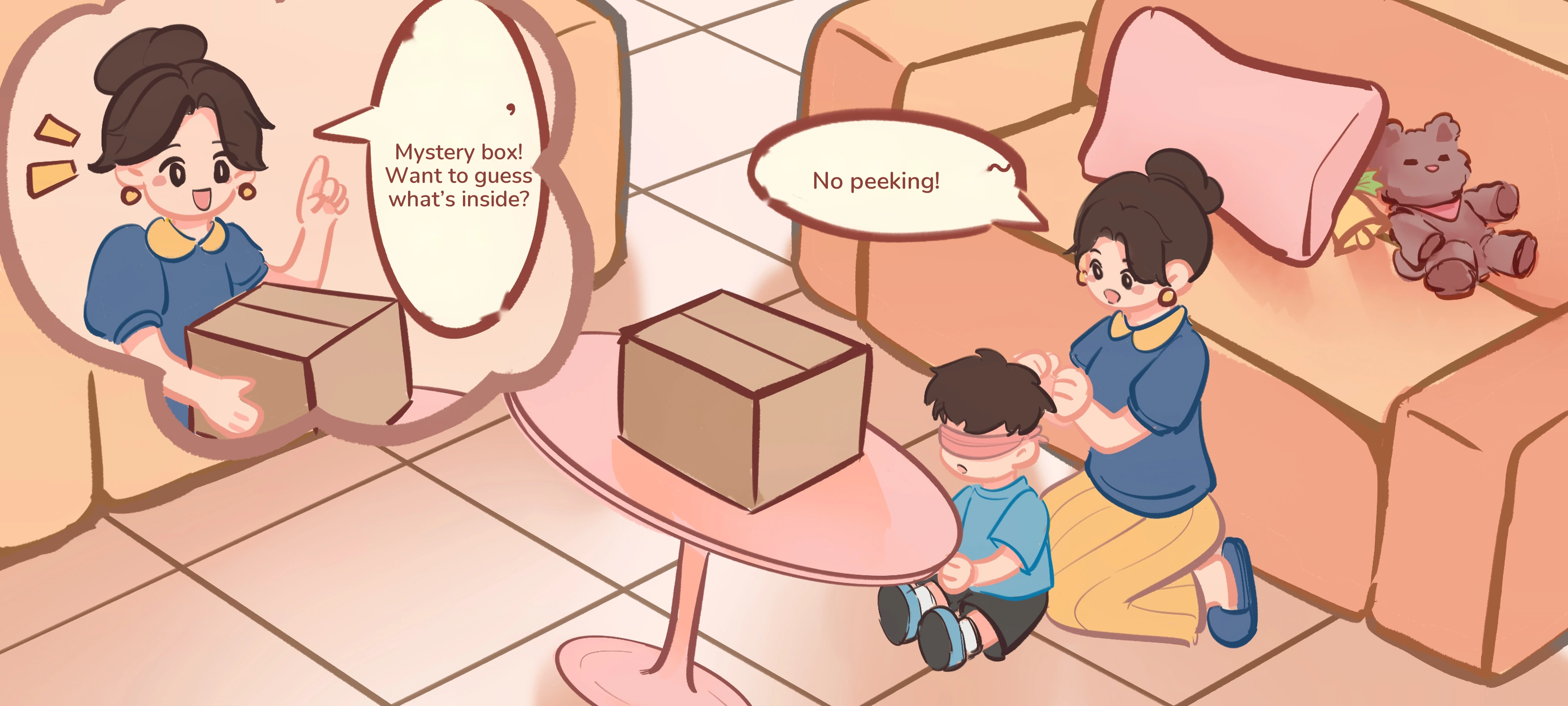 Five-Senses Adventure, step 1