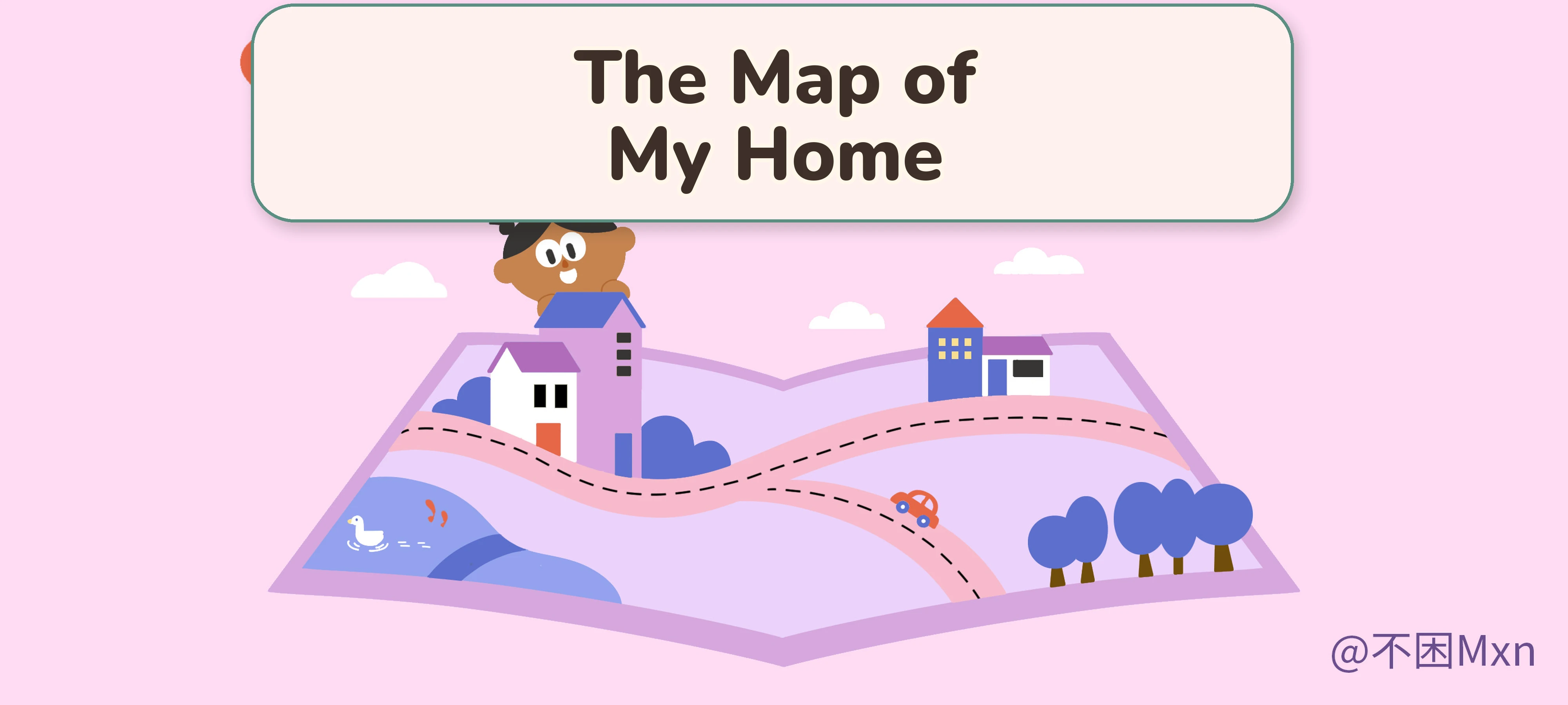 The Map of My Home activity illustration