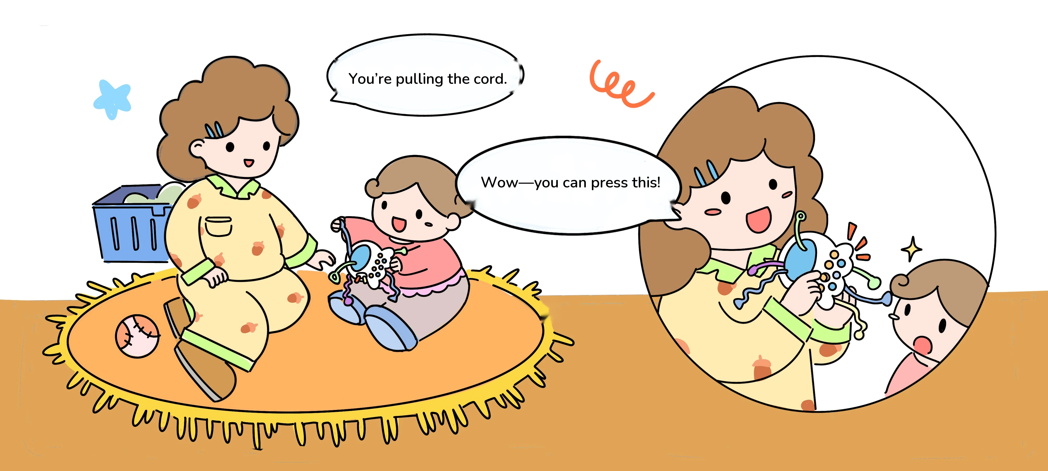 Toy Talk Time, step 1