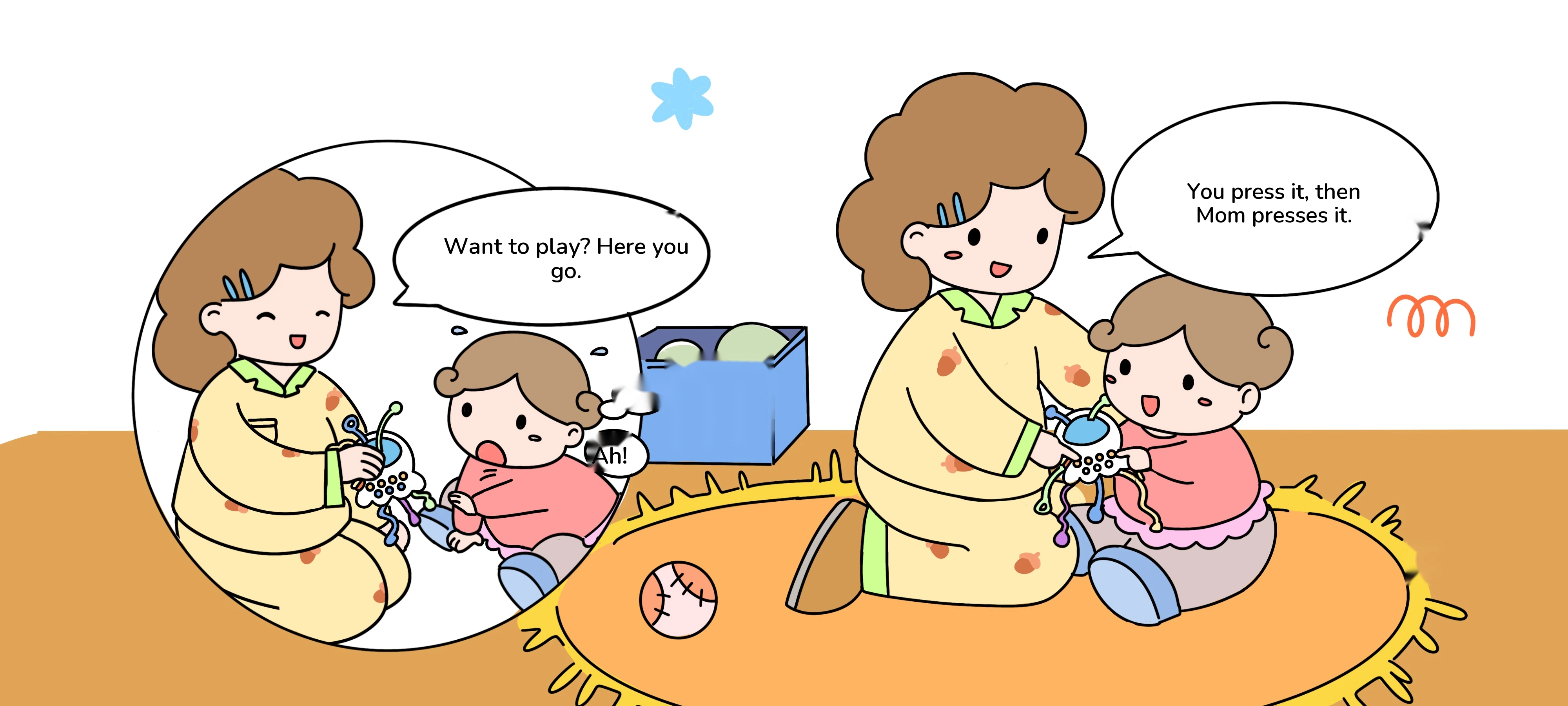 Toy Talk Time, step 2